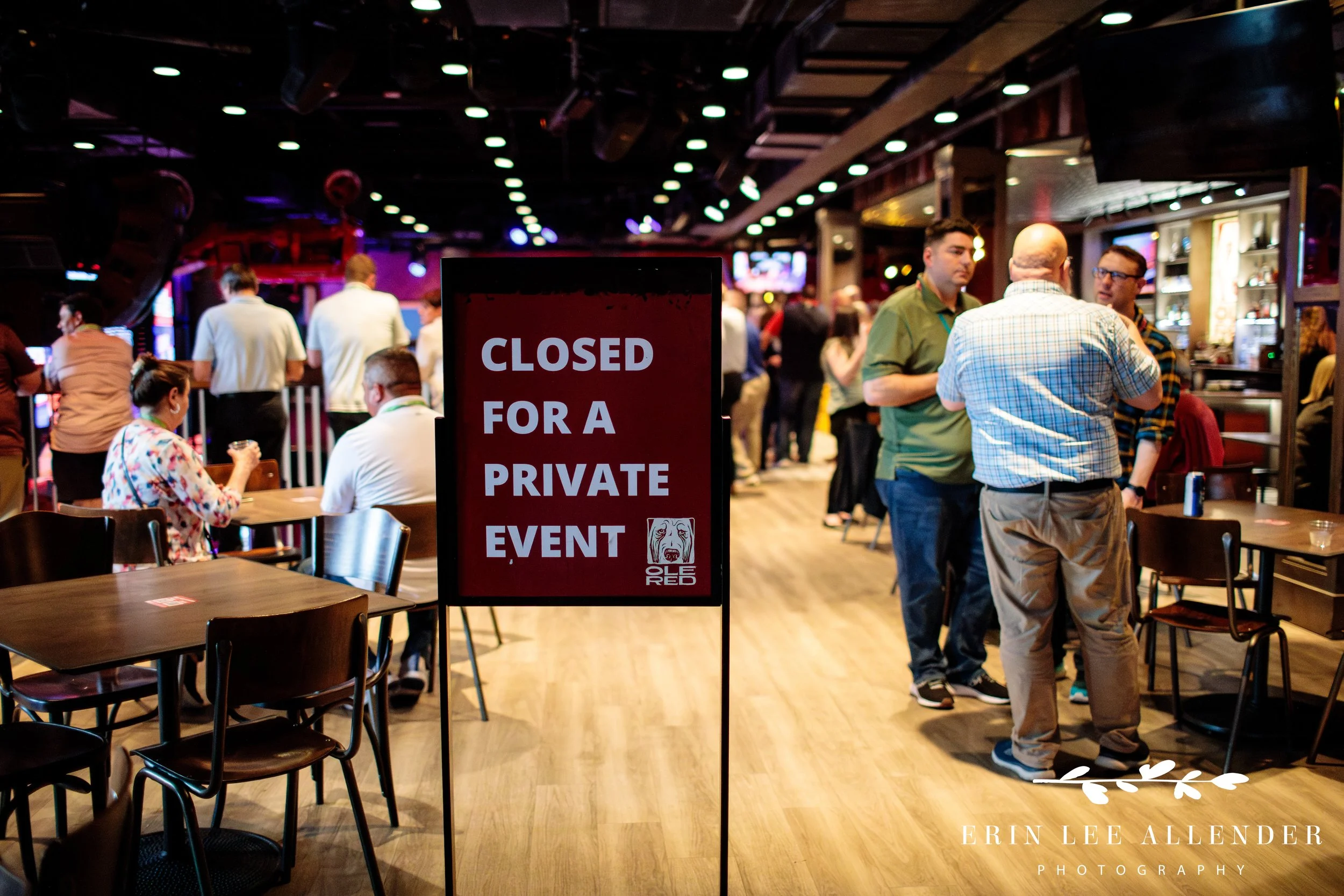 Marketing-use photography of conference closing night at Ole Red Downtown Nashville