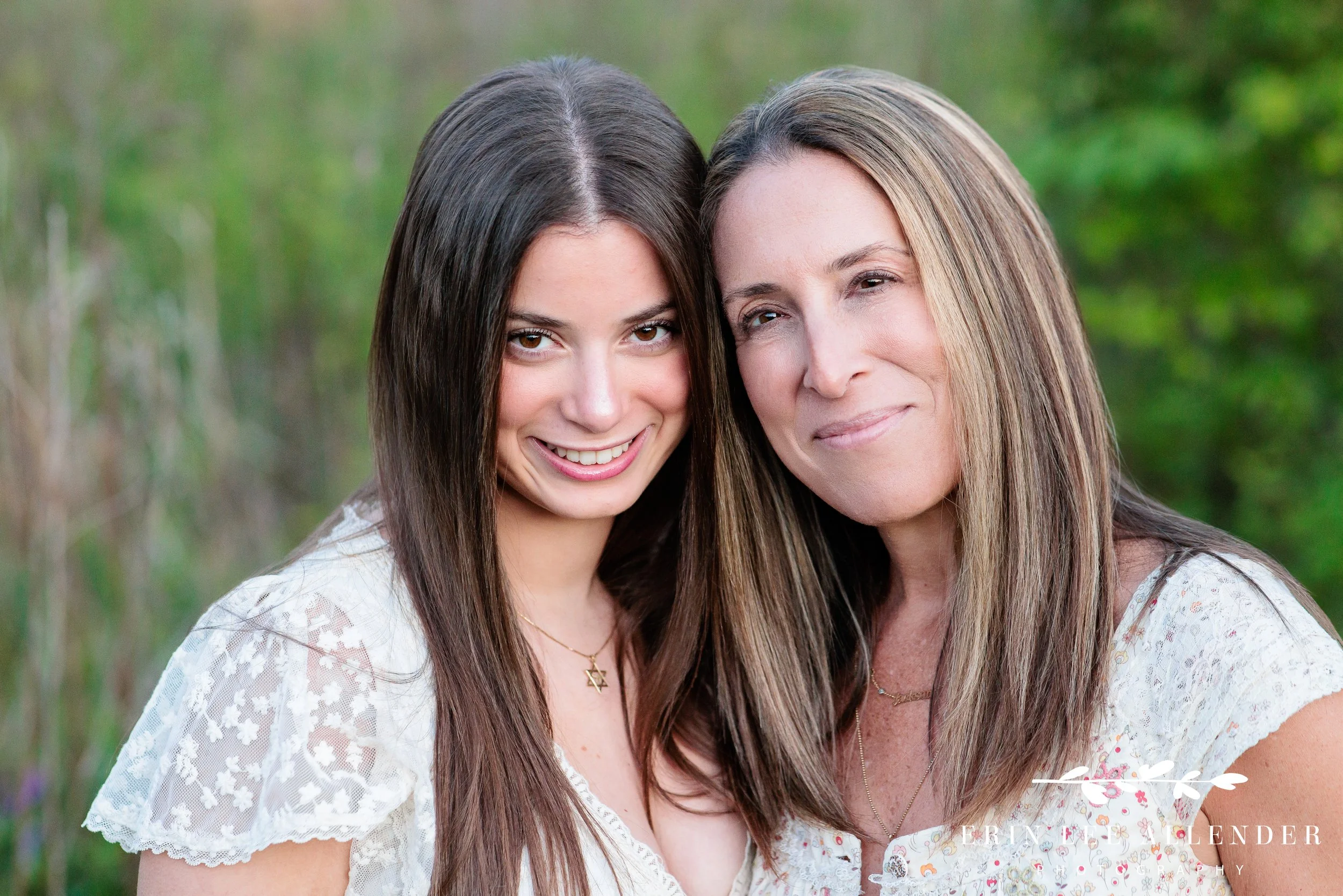 Nashville family photography — mother and daughter portrait during senior session, Walton Ferry Arboretum Hendersonville TN