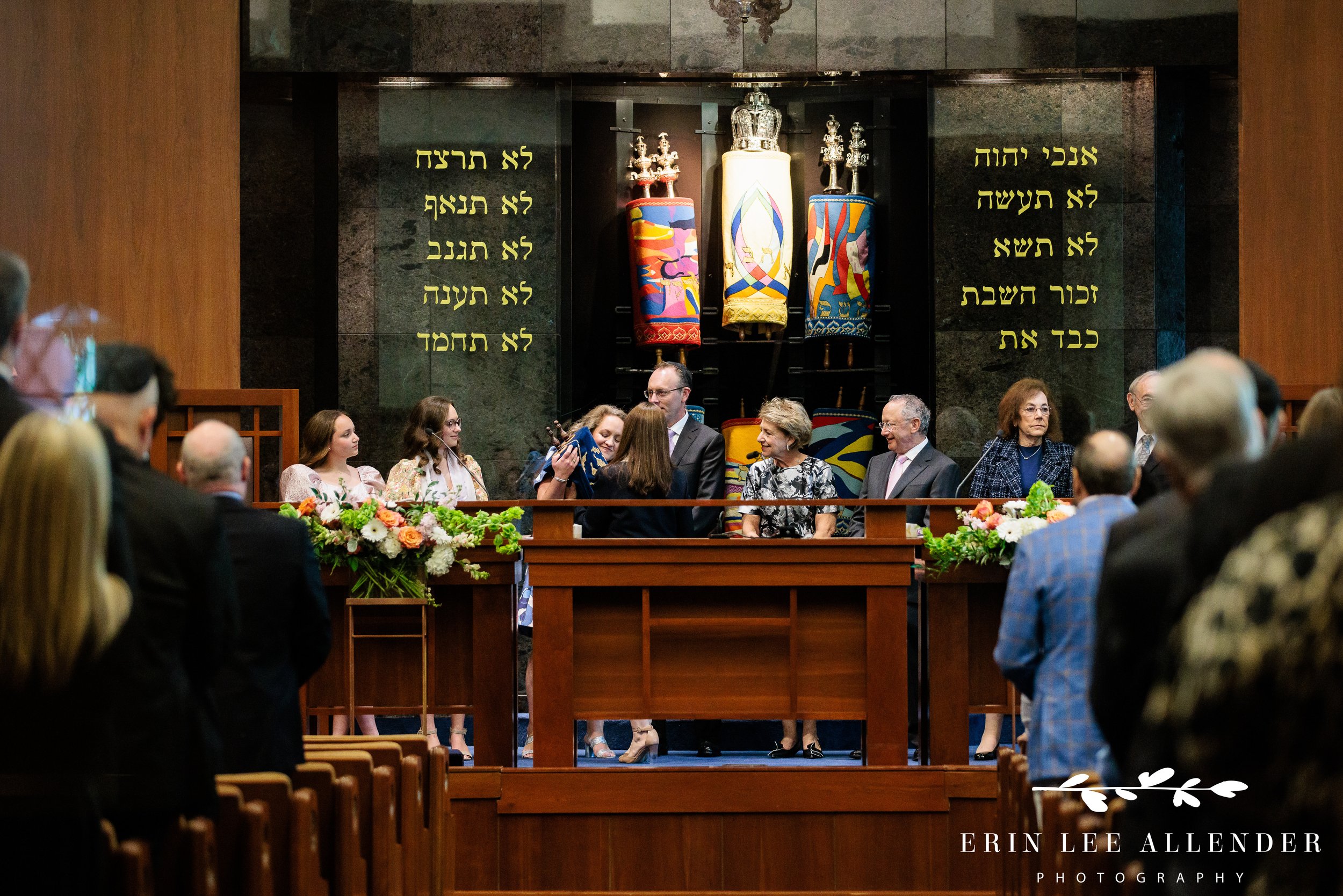 Nashville mitzvah photography — Torah processional ending at bat mitzvah at The Temple Nashville
