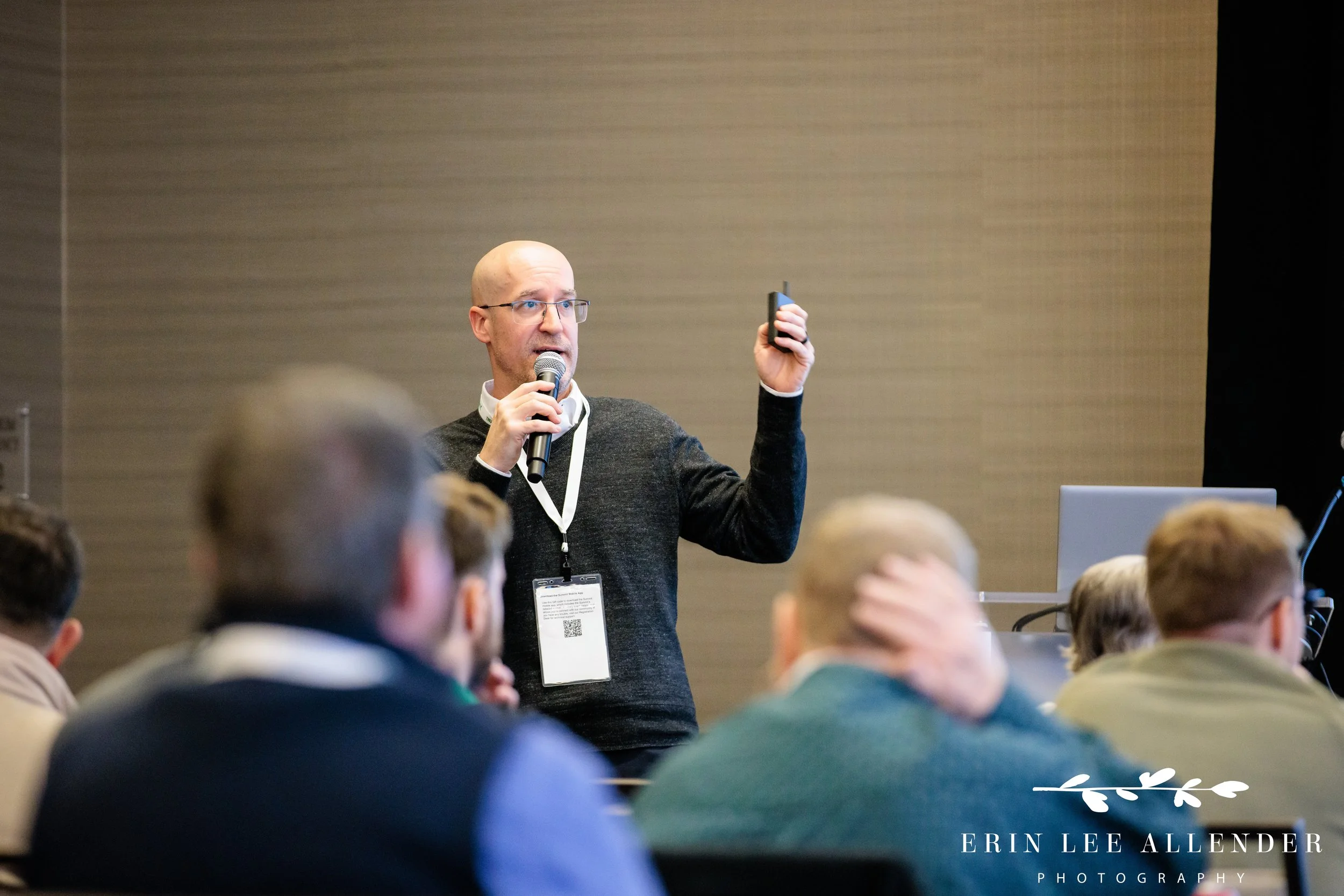 Nashville conference photographer — speaker addressing TruGreen franchise owners at Omni Nashville breakout session