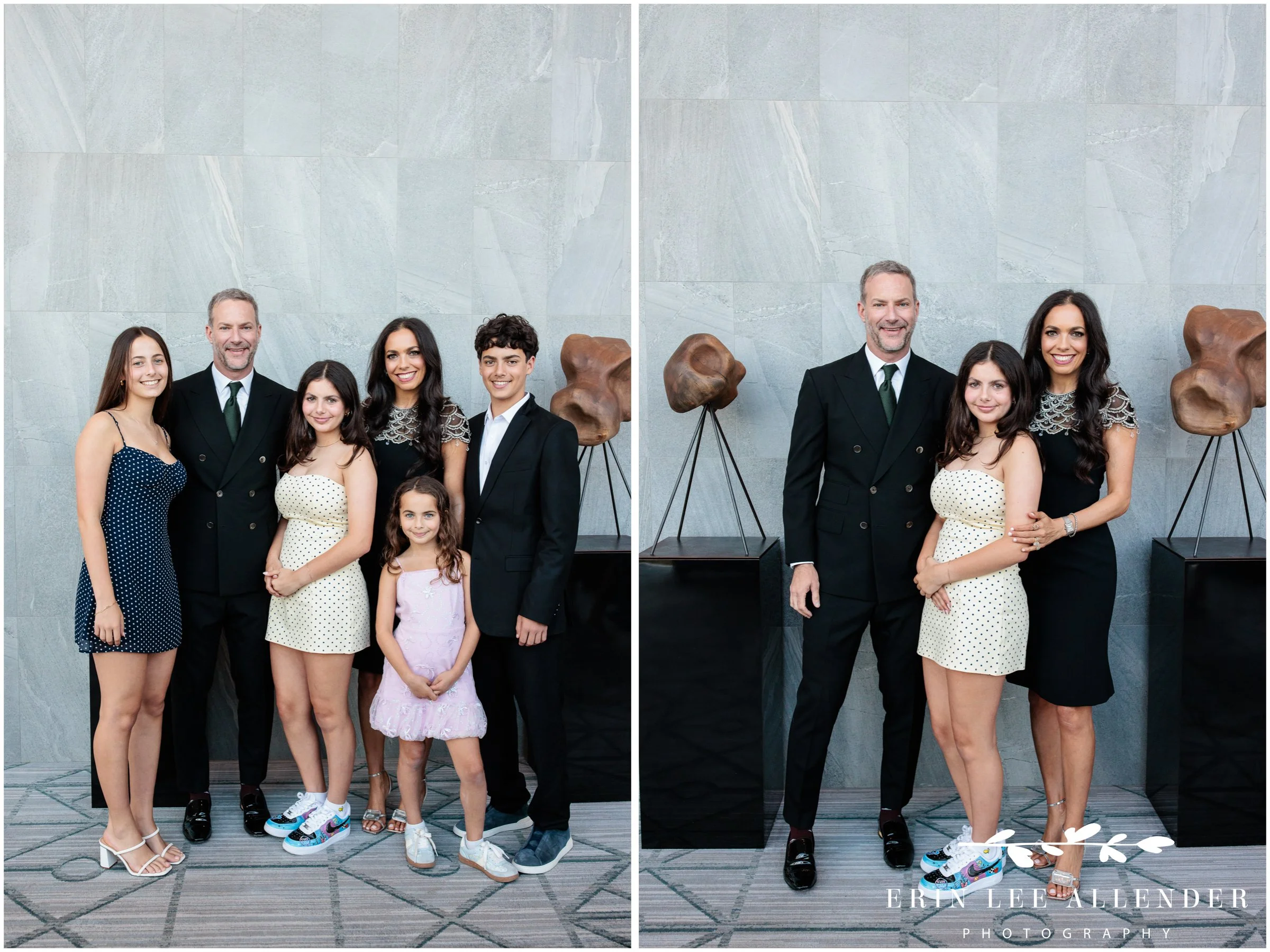 Family portraits at Four Seasons Nashville reception