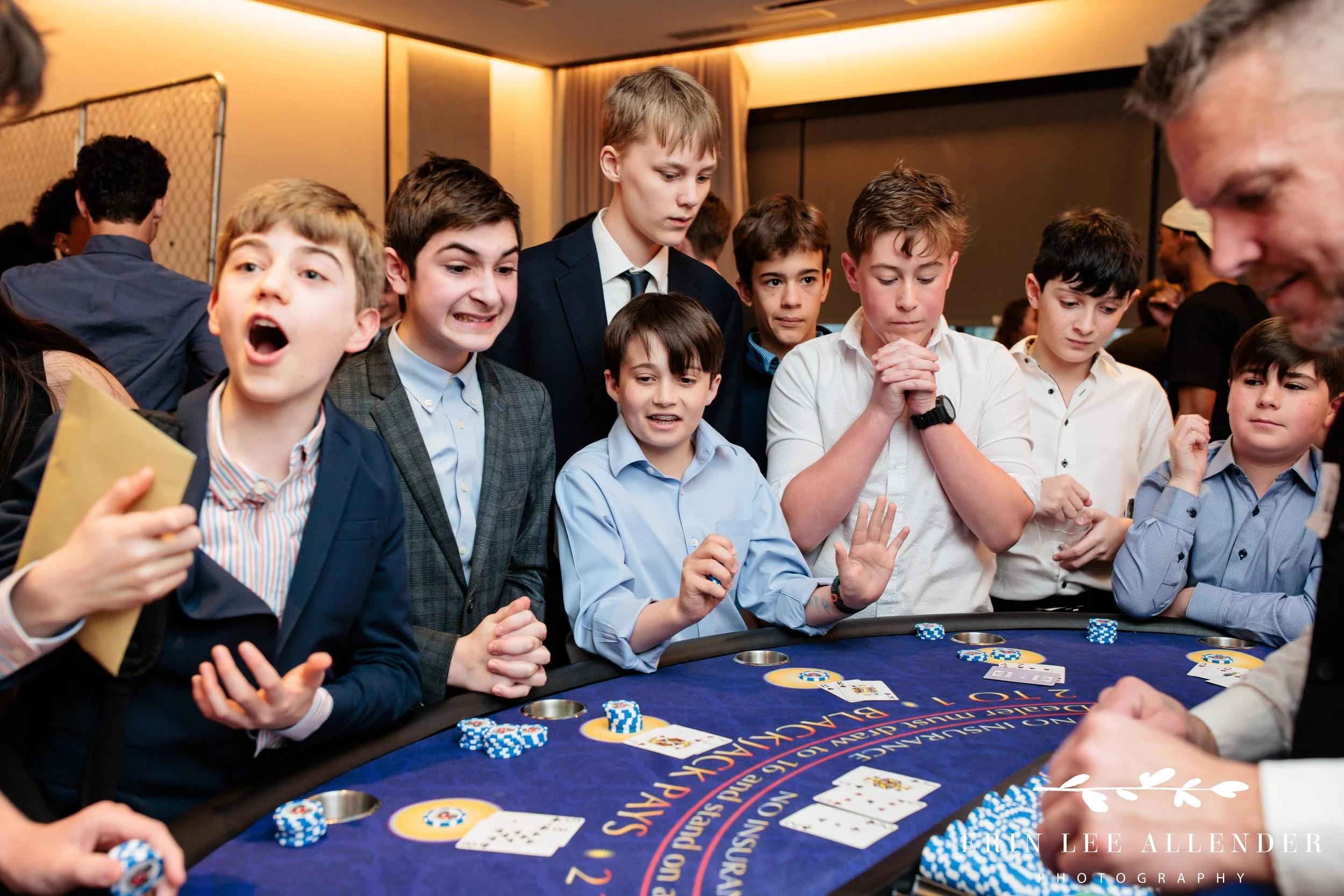 Bar mitzvah enjoying game room activities at W Nashville