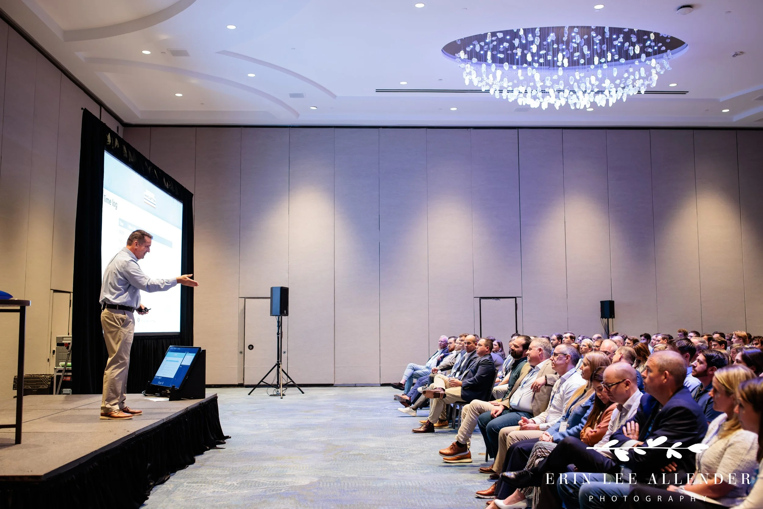 Nashville conference photographer capturing a breakout facilitator engaging the audience at Gaylord Opryland Resort