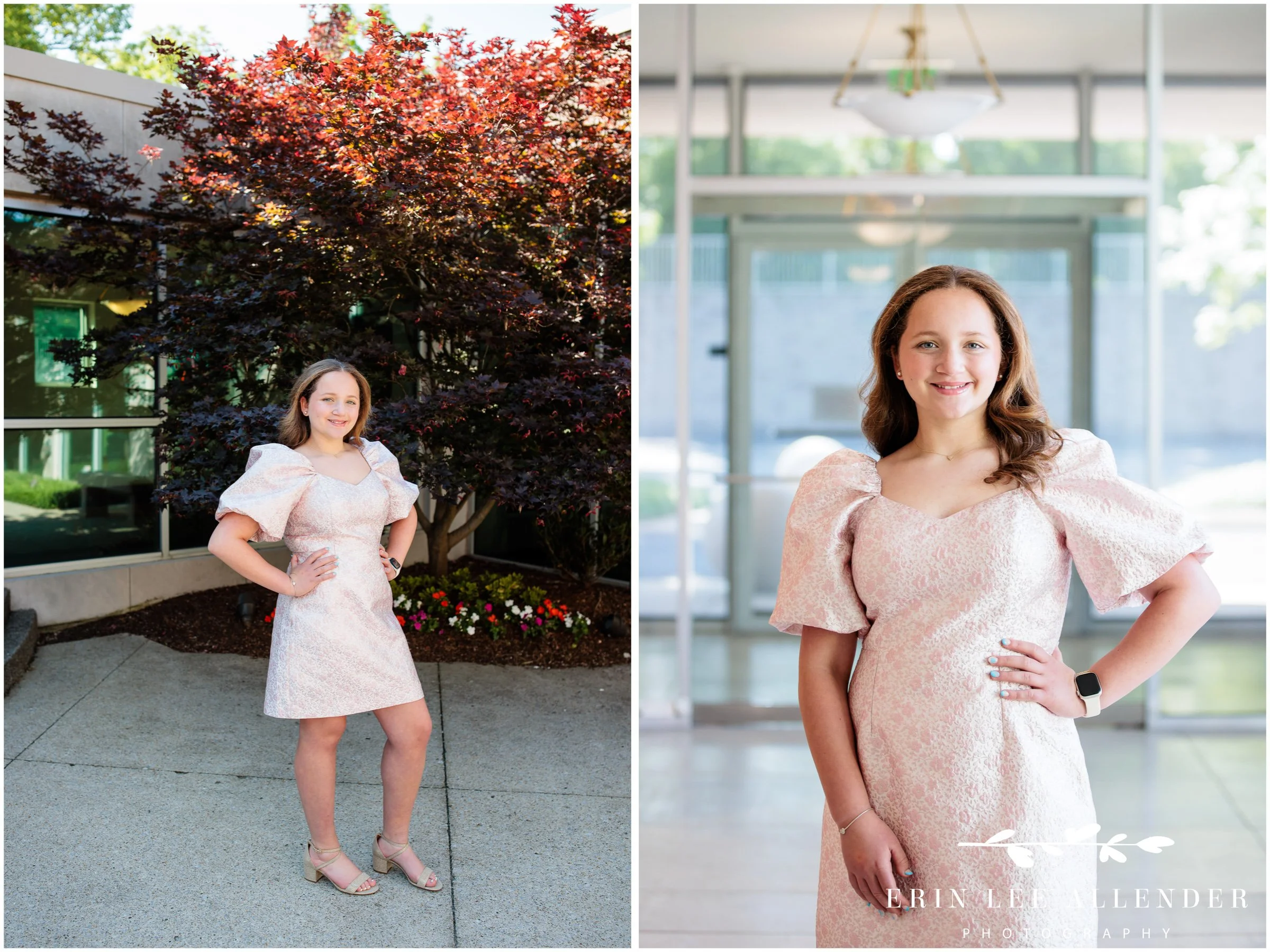 Nashville mitzvah photographer — bat mitzvah solo portrait at The Temple Nashville