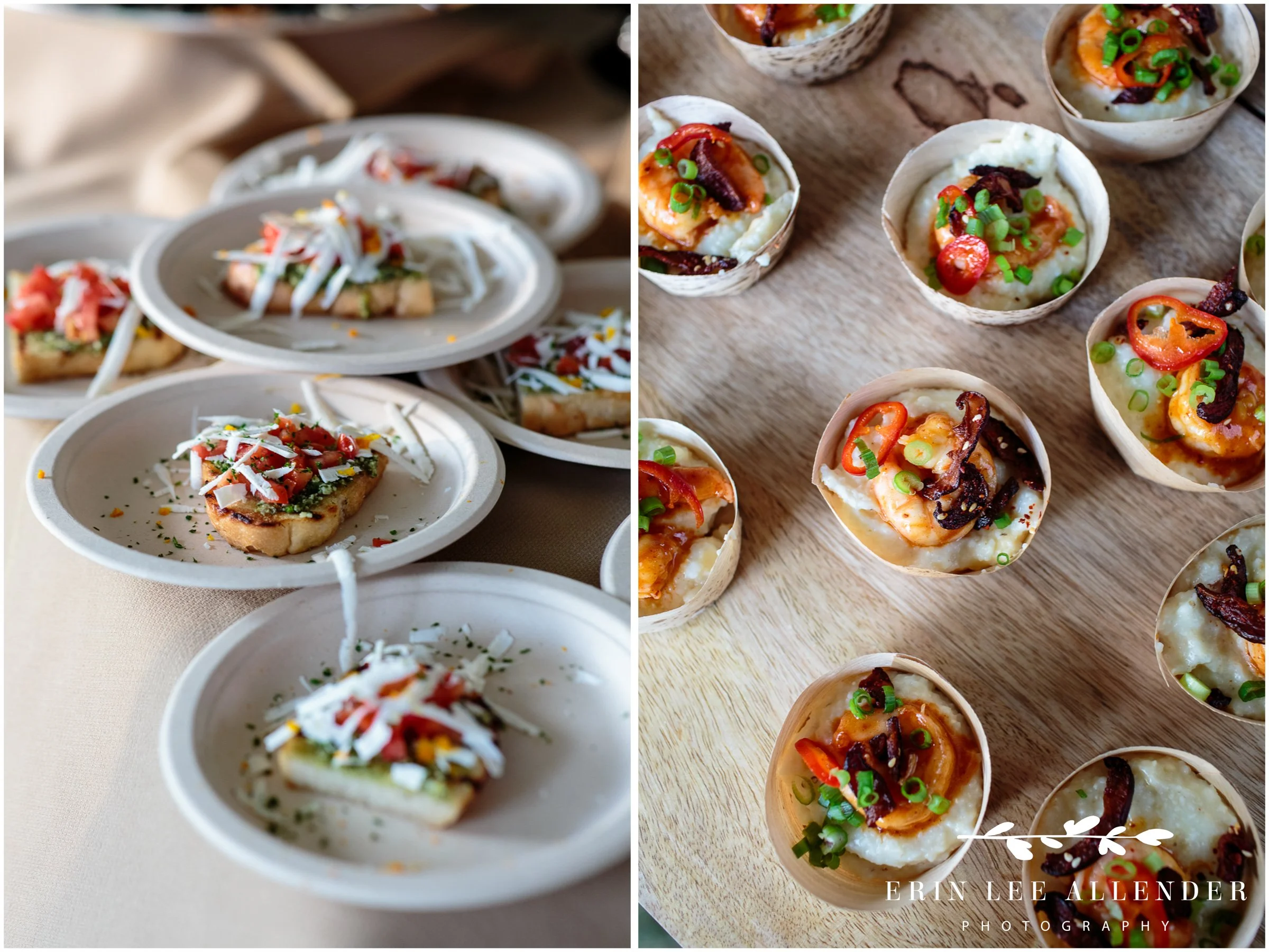 Food samples being served at the Music City Food and Wine Festival Nashville Tennessee