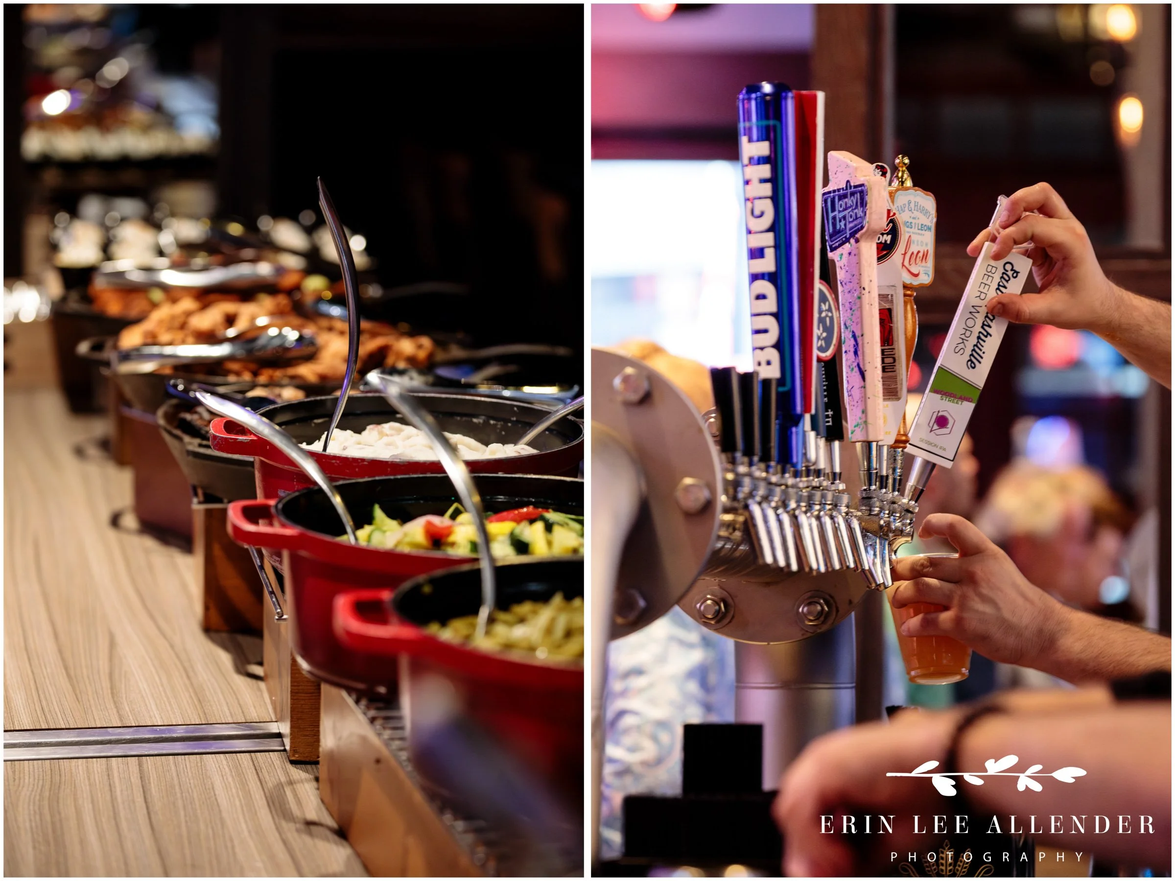 Food and beverage presentation during corporate closing night at Ole Red Nashville