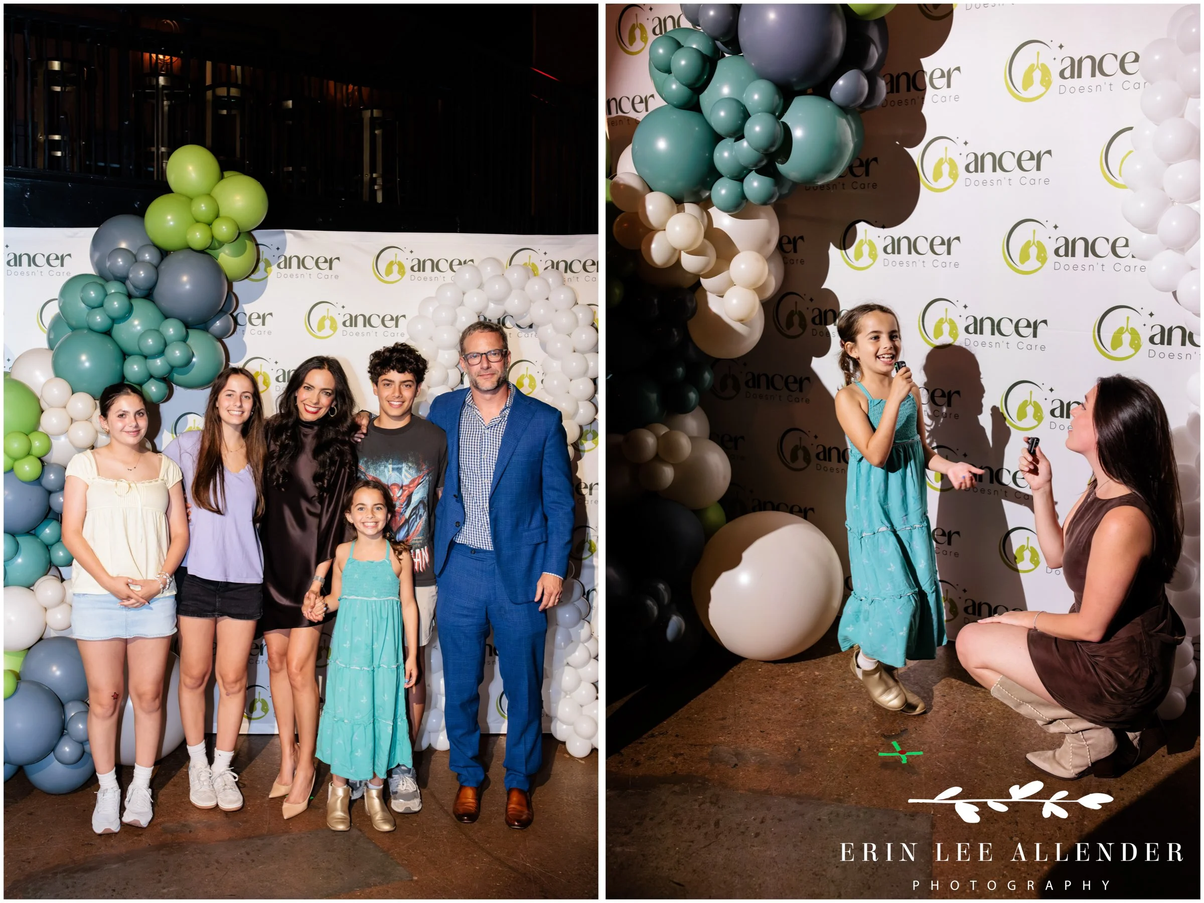 Nashville corporate event photography — author surrounded by her whole family at Hutton Hotel Analog book release