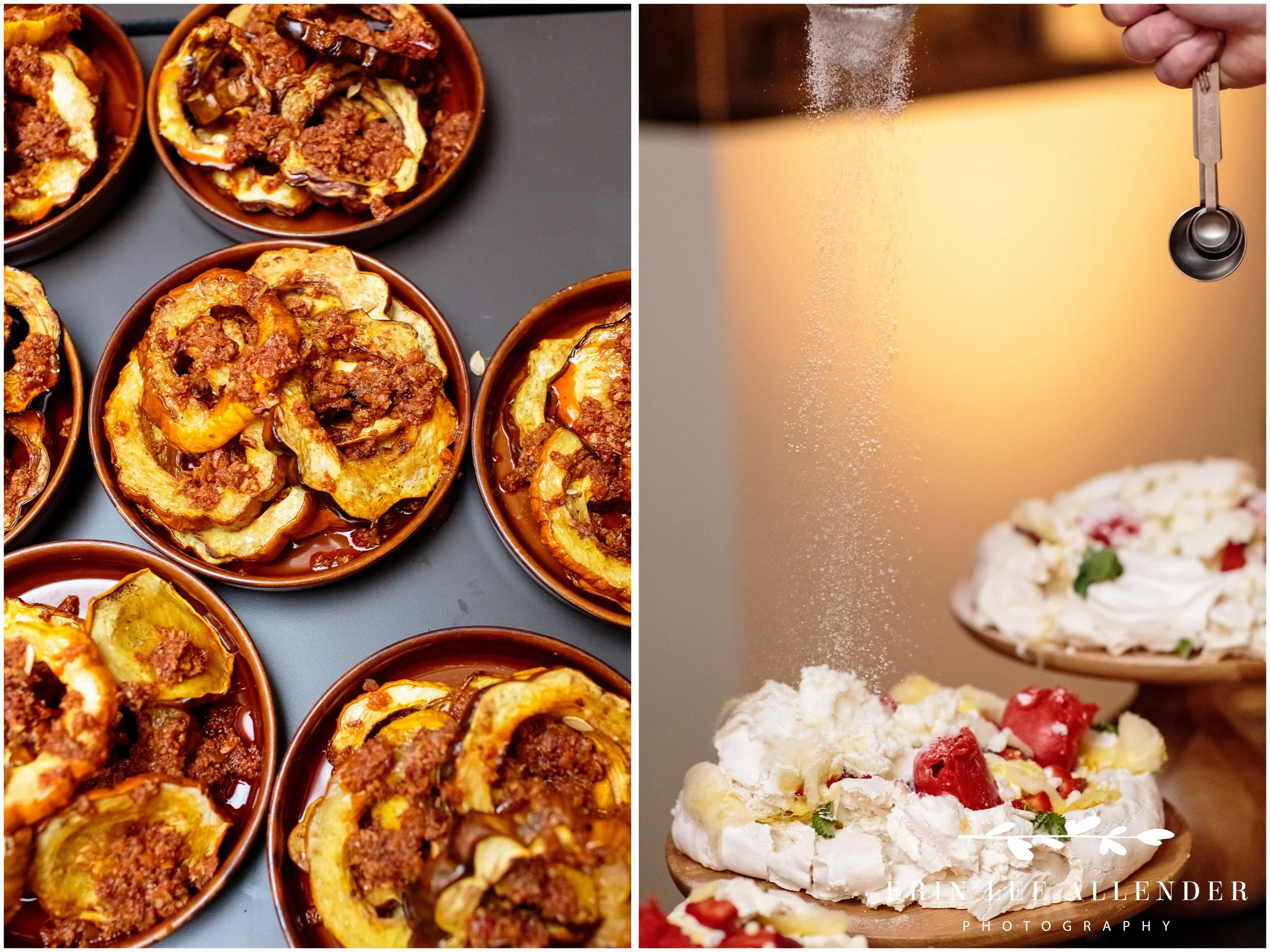 Close up of plated course at No Kid Hungry fundraising dinner Nashville