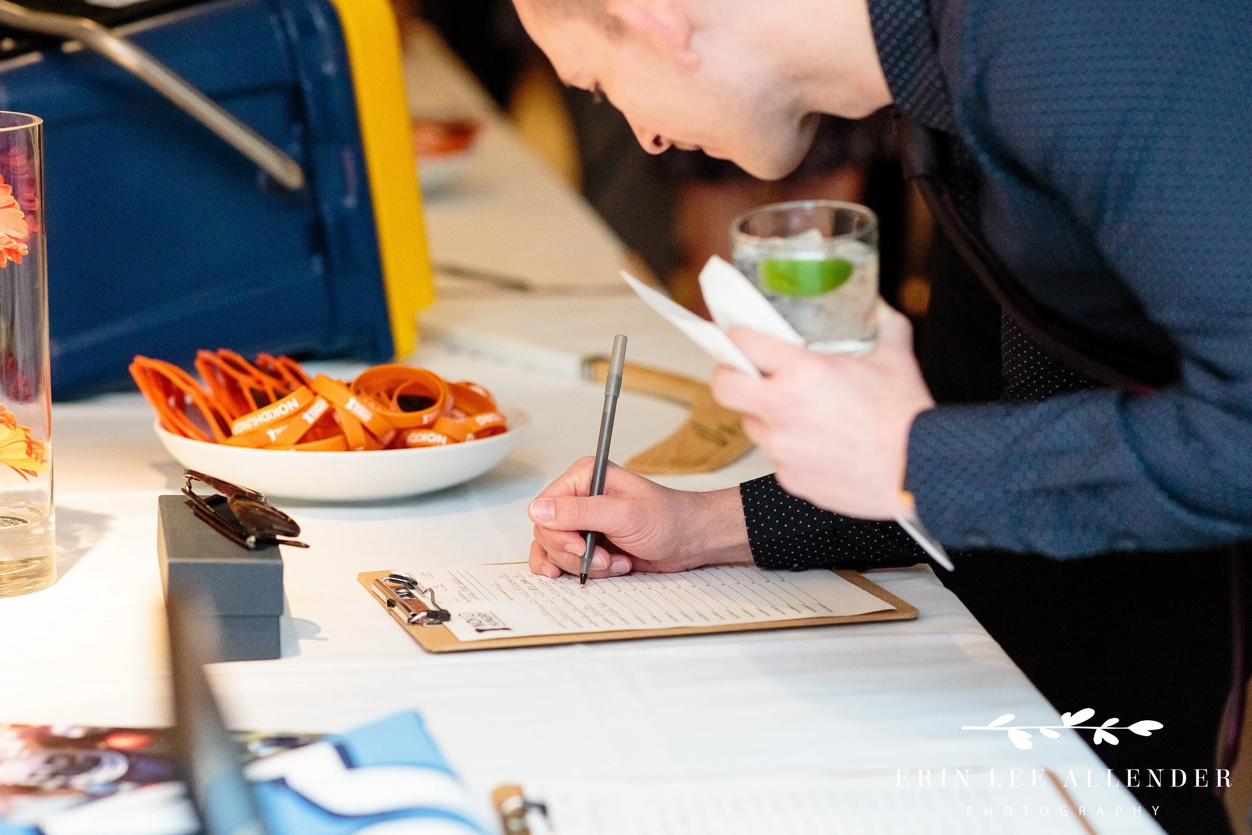 Auction moment during No Kid Hungry fundraising dinner Nashville