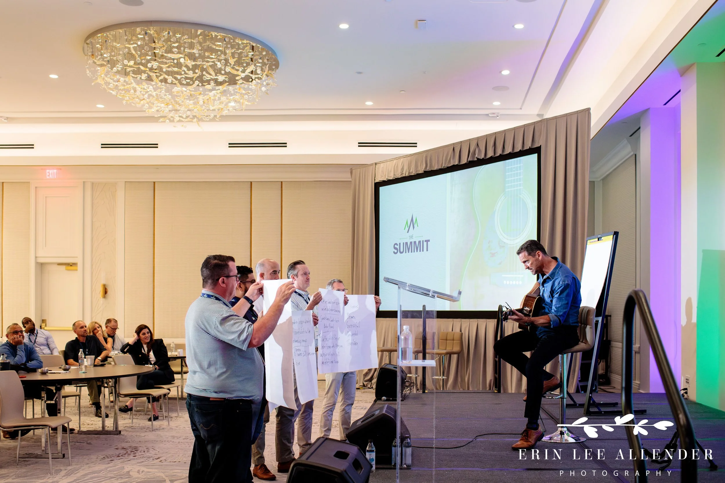 Nashville conference photographer — attendee pulled up on stage during Jimmy Yeary's session at CBIZ Nashville Summit