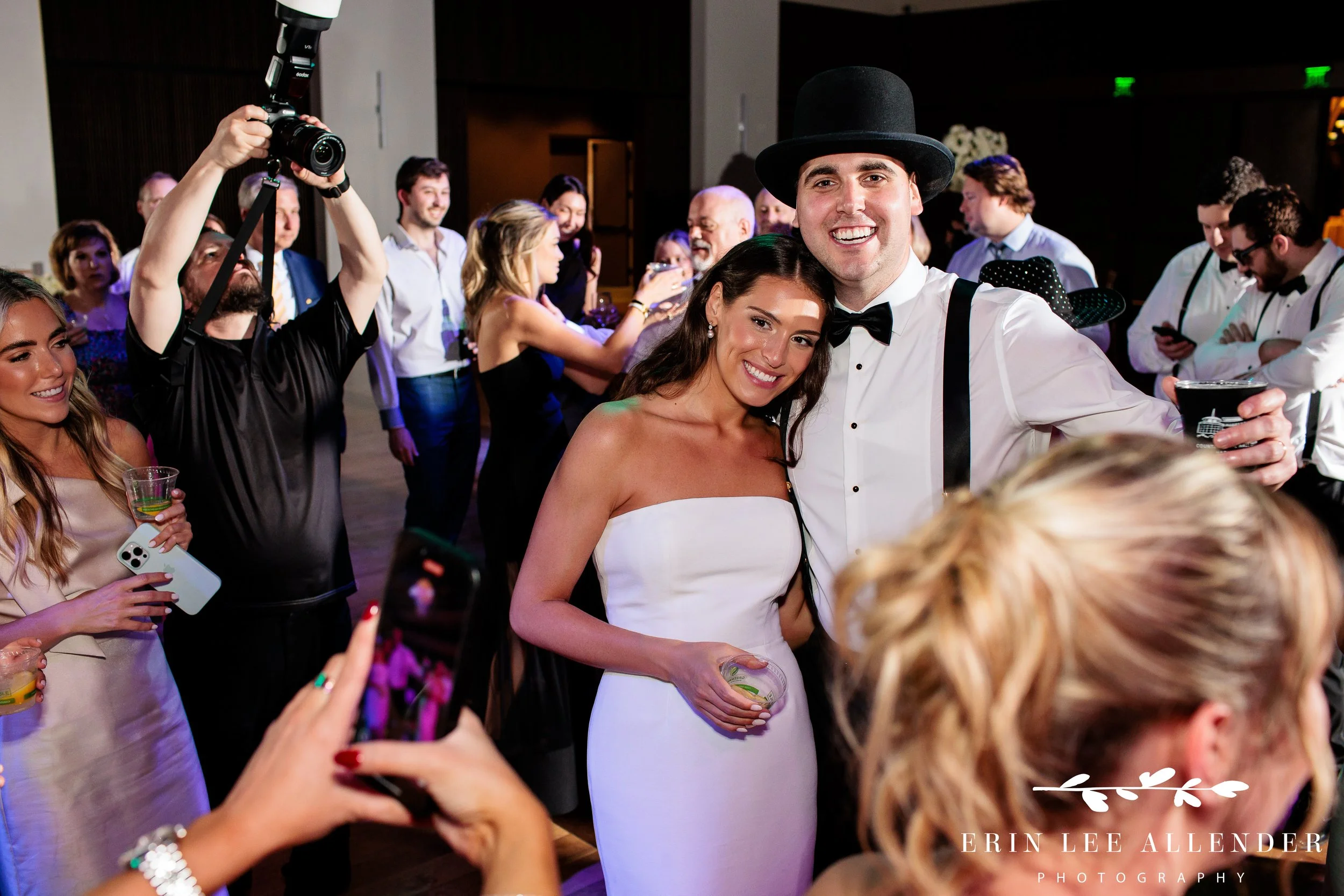 Nashville wedding photography — bride and groom's last dance of the night at Country Music Hall of Fame