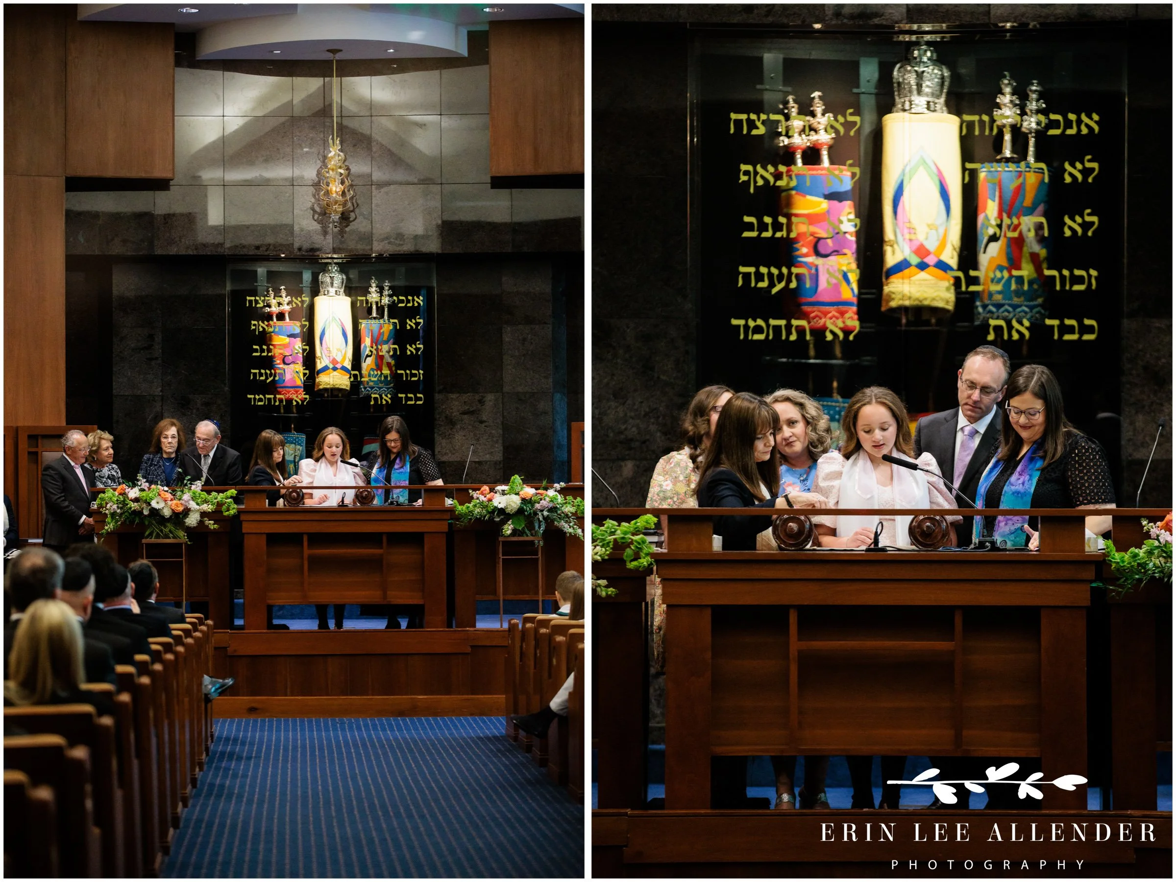 Nashville mitzvah photographer — aliyah during bat mitzvah service at The Temple Nashville