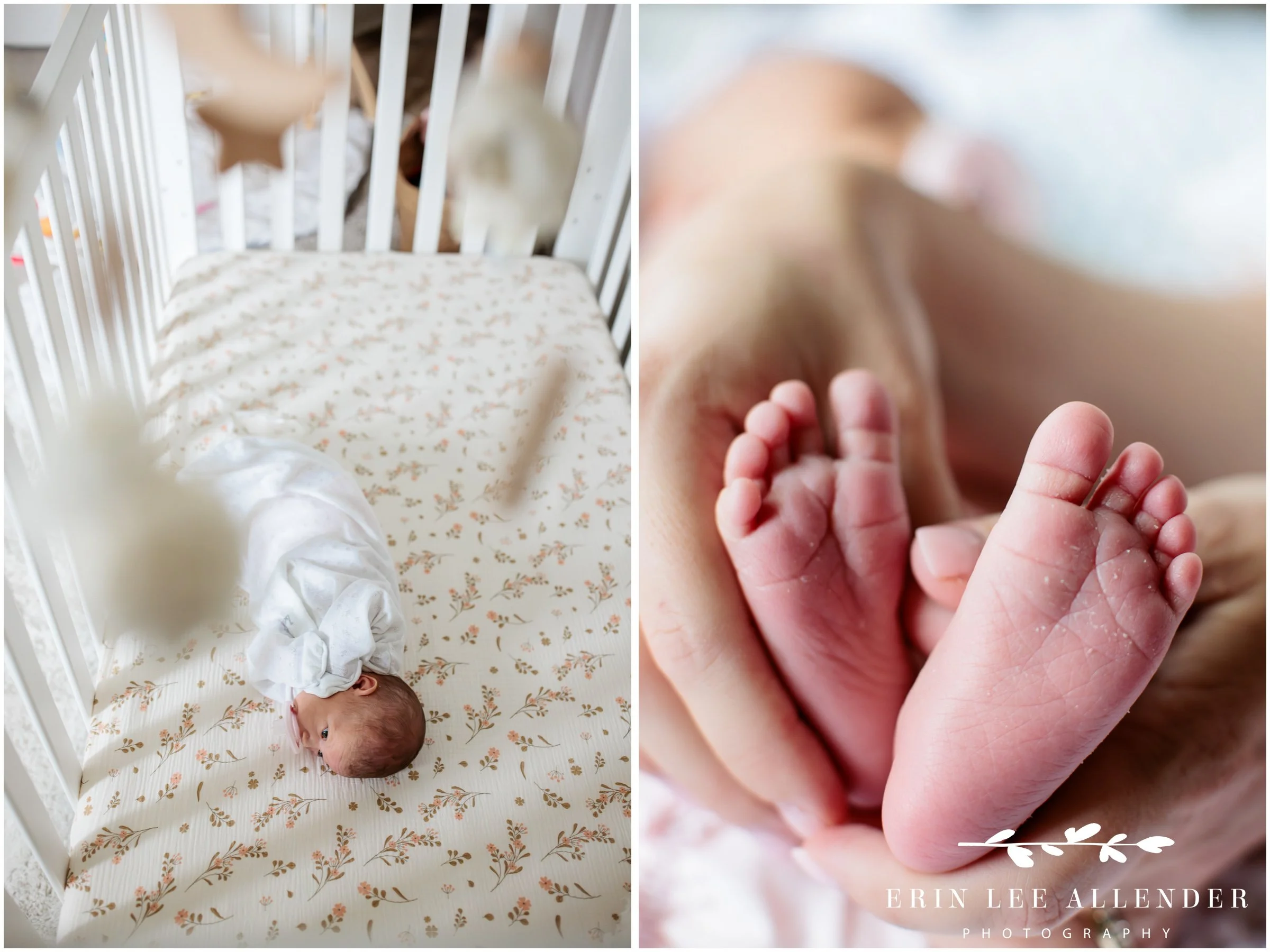 Nashville newborn photographer — close up detail of newborn baby girl's tiny hands