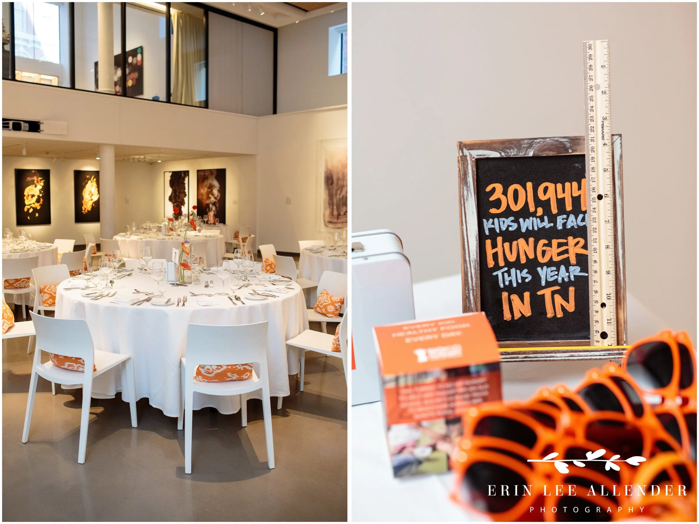 Wide Room Photography at No Kid Hungry dinner at Bankers Alley Hotel Nashville