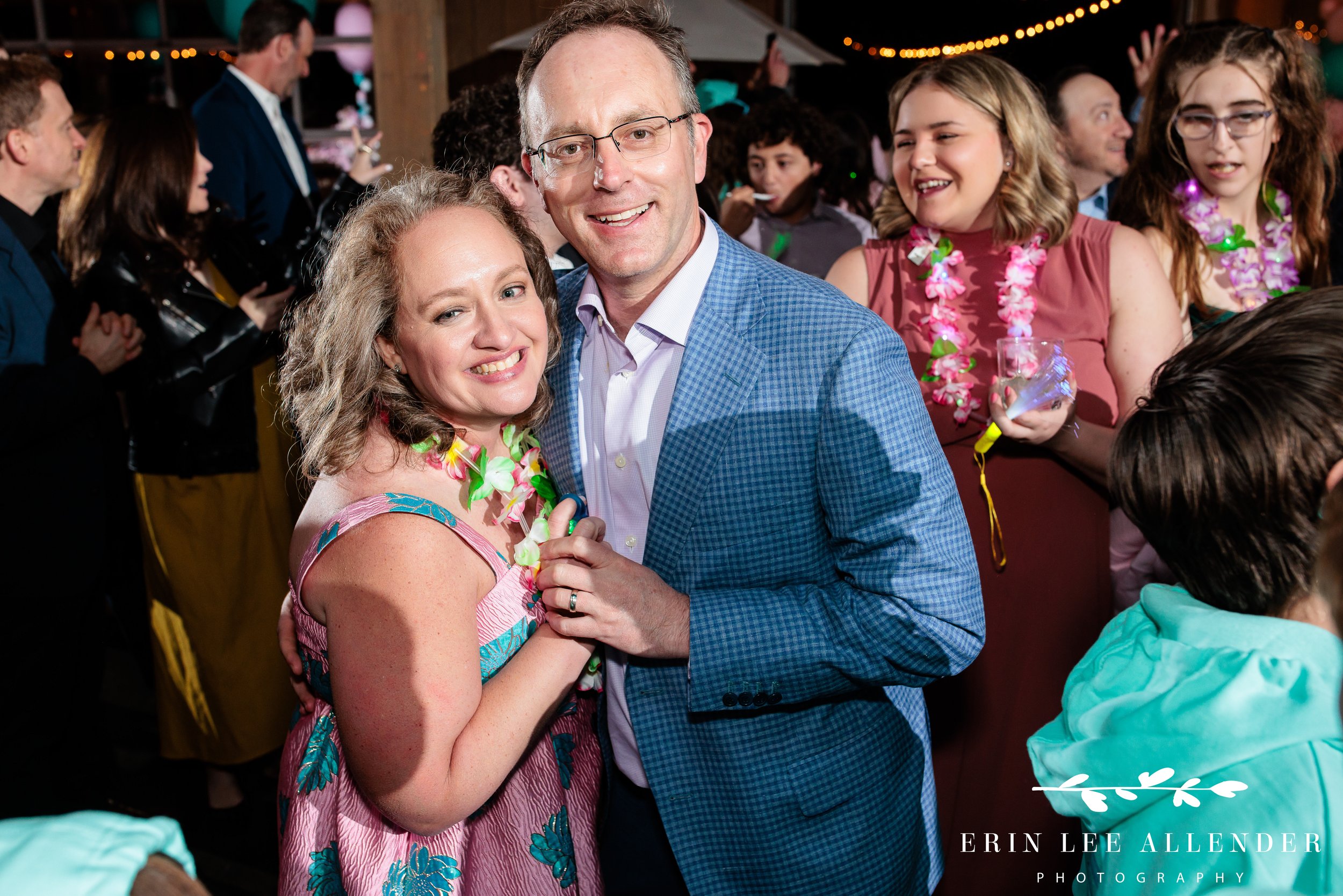 Nashville mitzvah photographer — mom and dad dancing together at Loveless Barn Nashville
