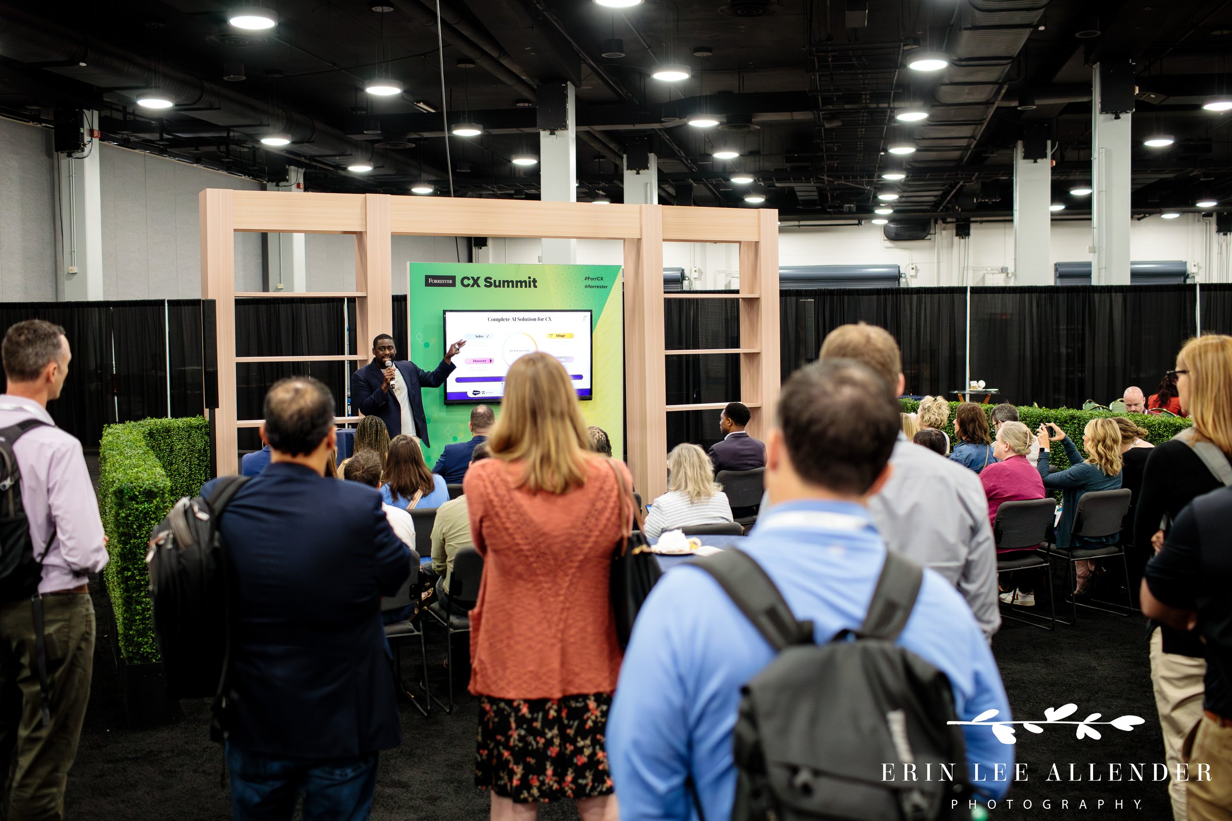 lecture being given in expo hall at conference at  Gaylord Opryland Hotel