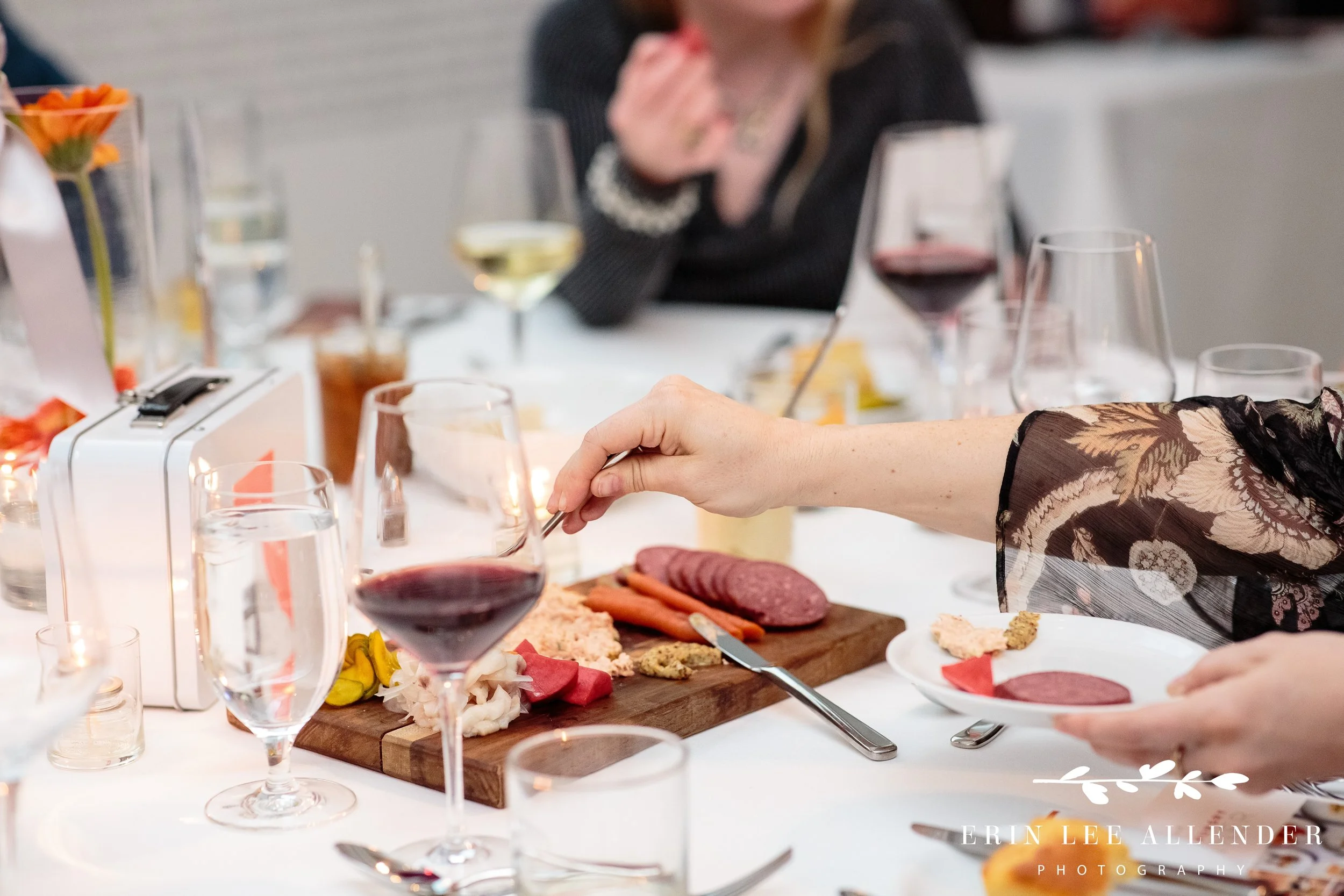 Close up of plated course at No Kid Hungry fundraising dinner Nashville