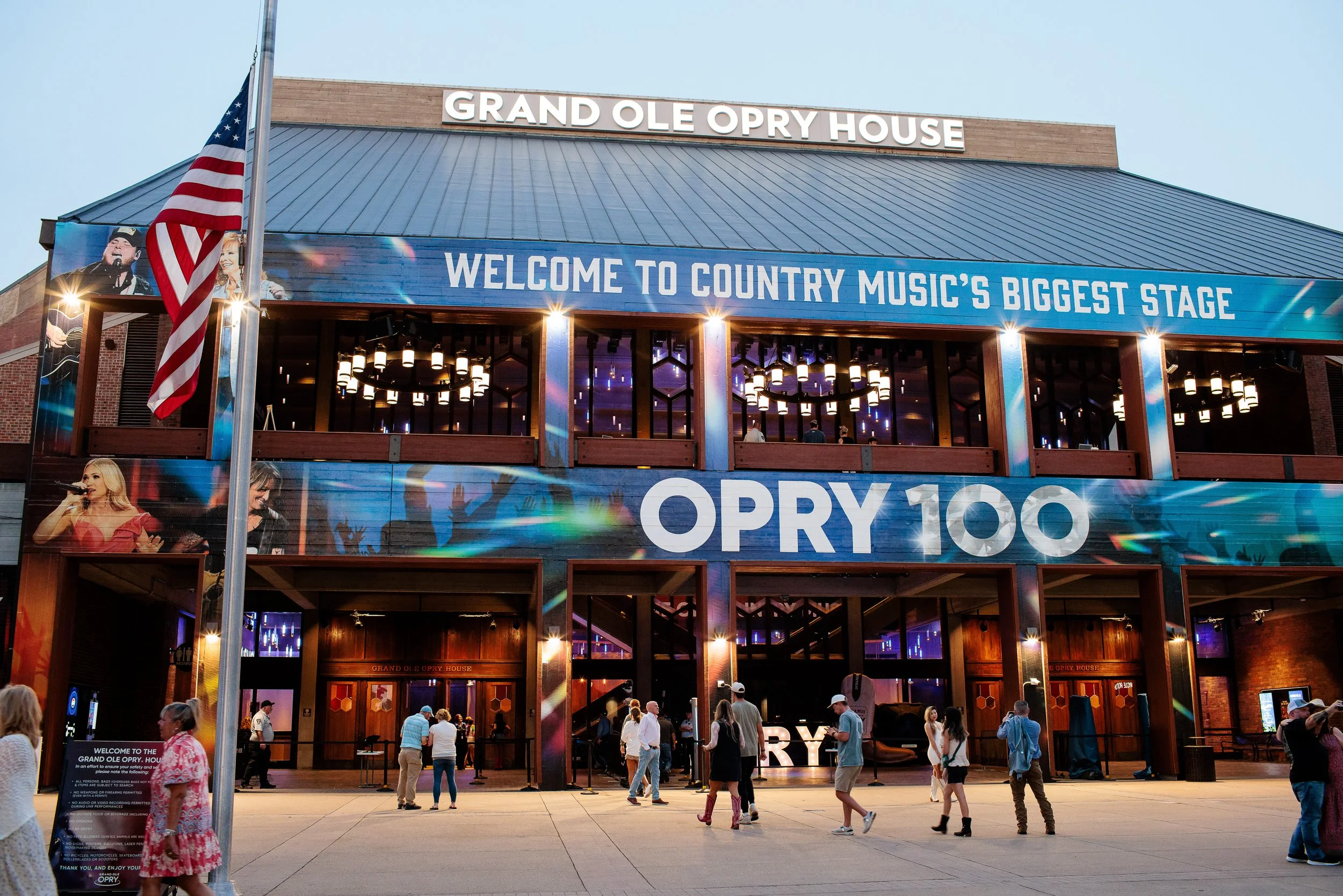 outside of Grand Ole Opry for Face the Fight Night