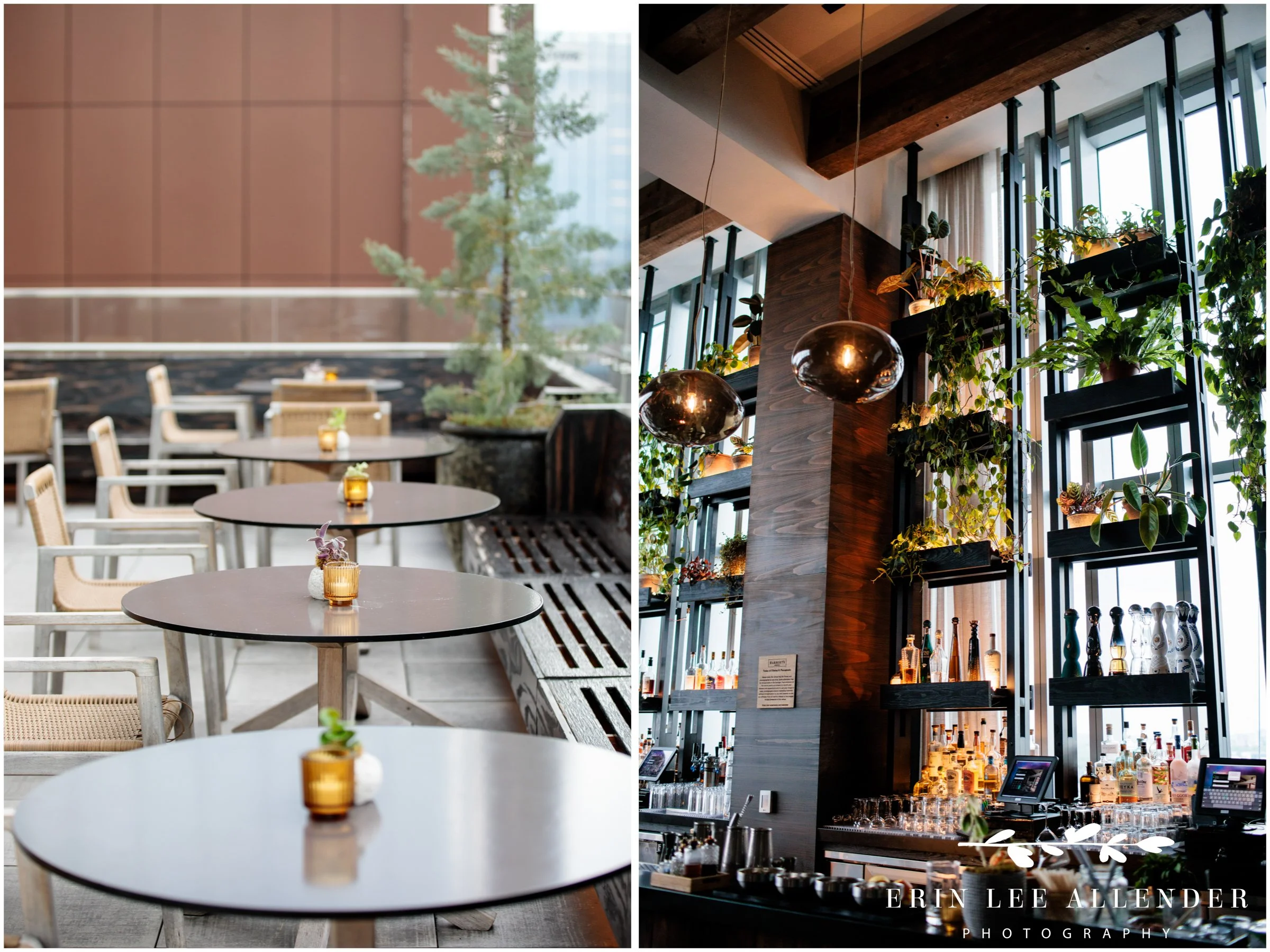 Rooftop views of downtown Nashville from Harriet’s Rooftop during a corporate event