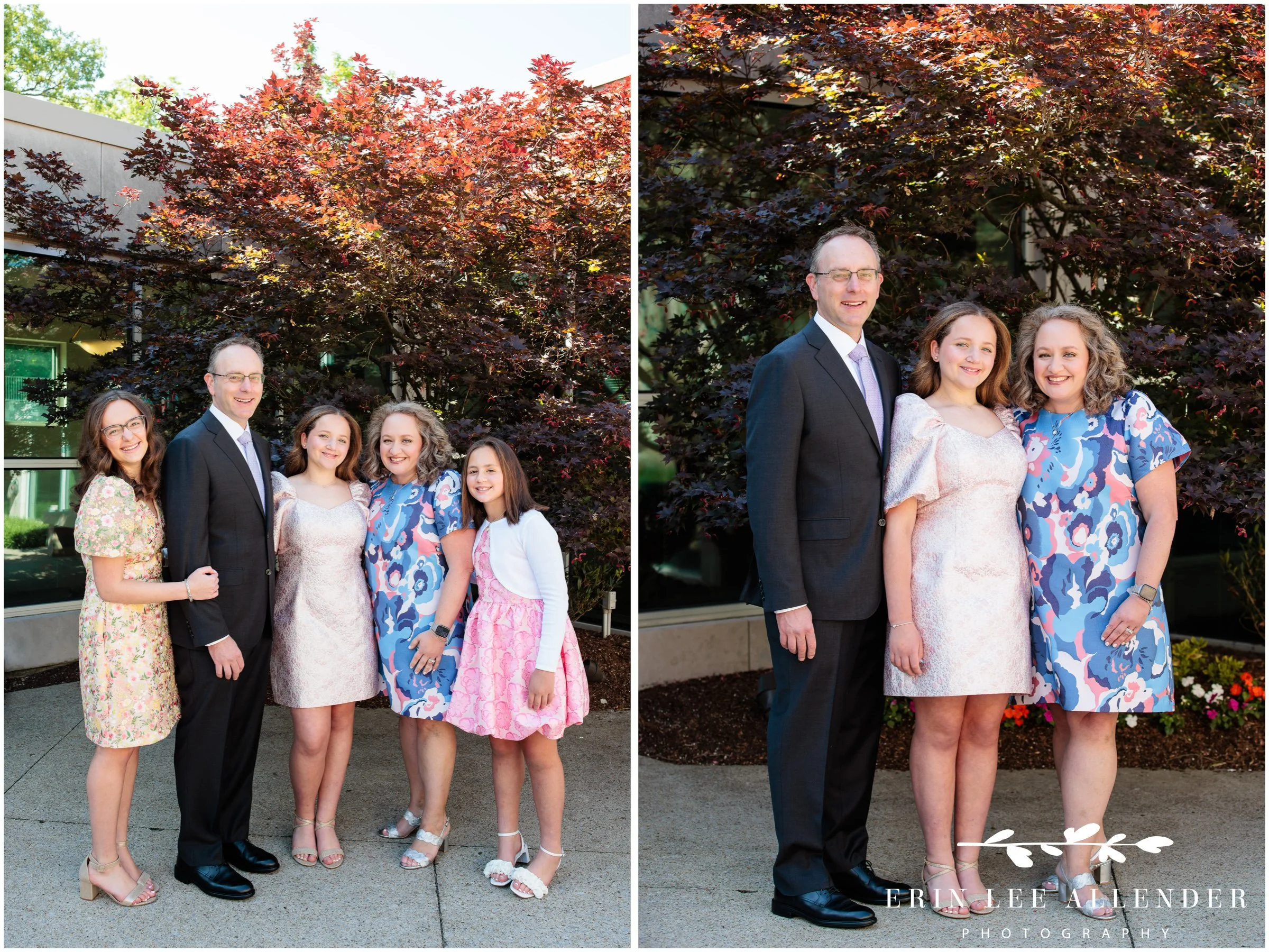 Nashville mitzvah photography — bat mitzvah with family during service at The Temple Nashville