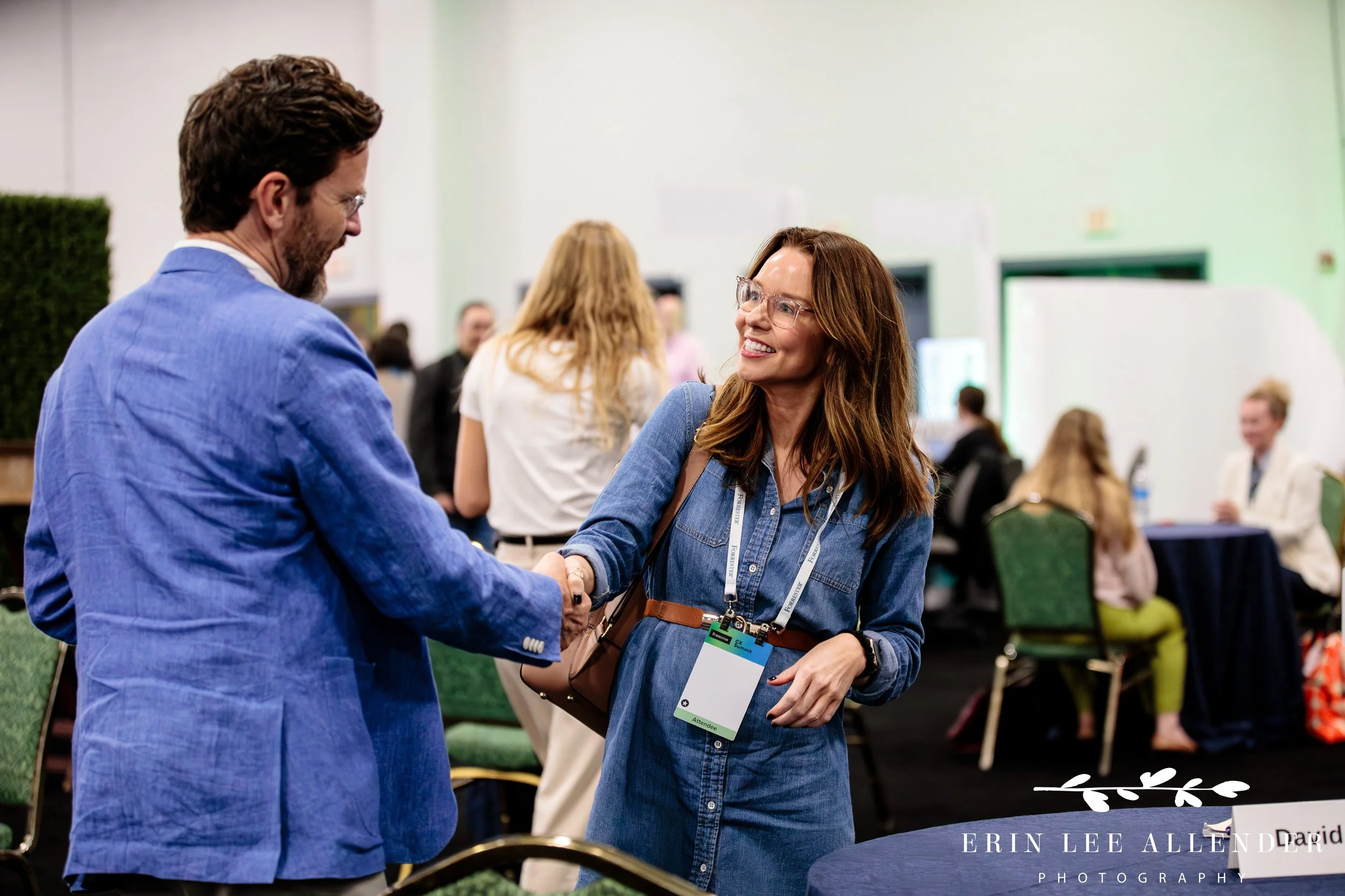 Networking between attendees and exhibitors in marketplace during corporate CX conference at Gaylord Opryland Hotel