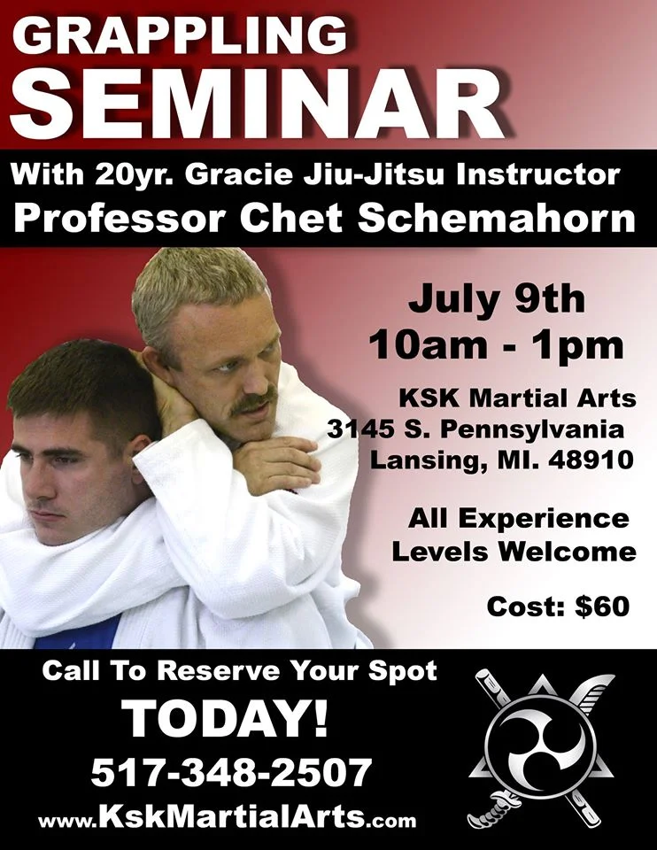 Chet Schemahorn Seminar - July 9th Lansing, Michigan