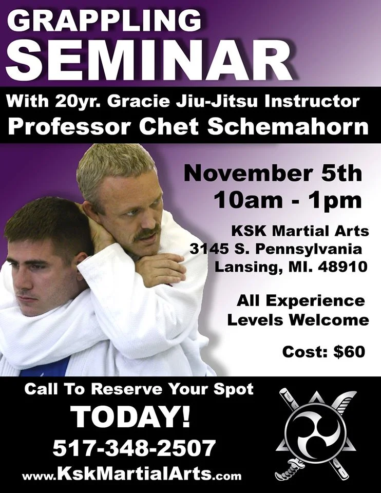 Chet Schemahorn Seminar - November 5th Lansing Michigan