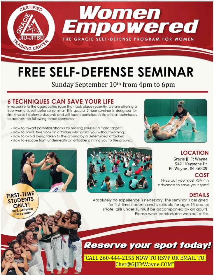 Free Women's Self-Defense Seminar
