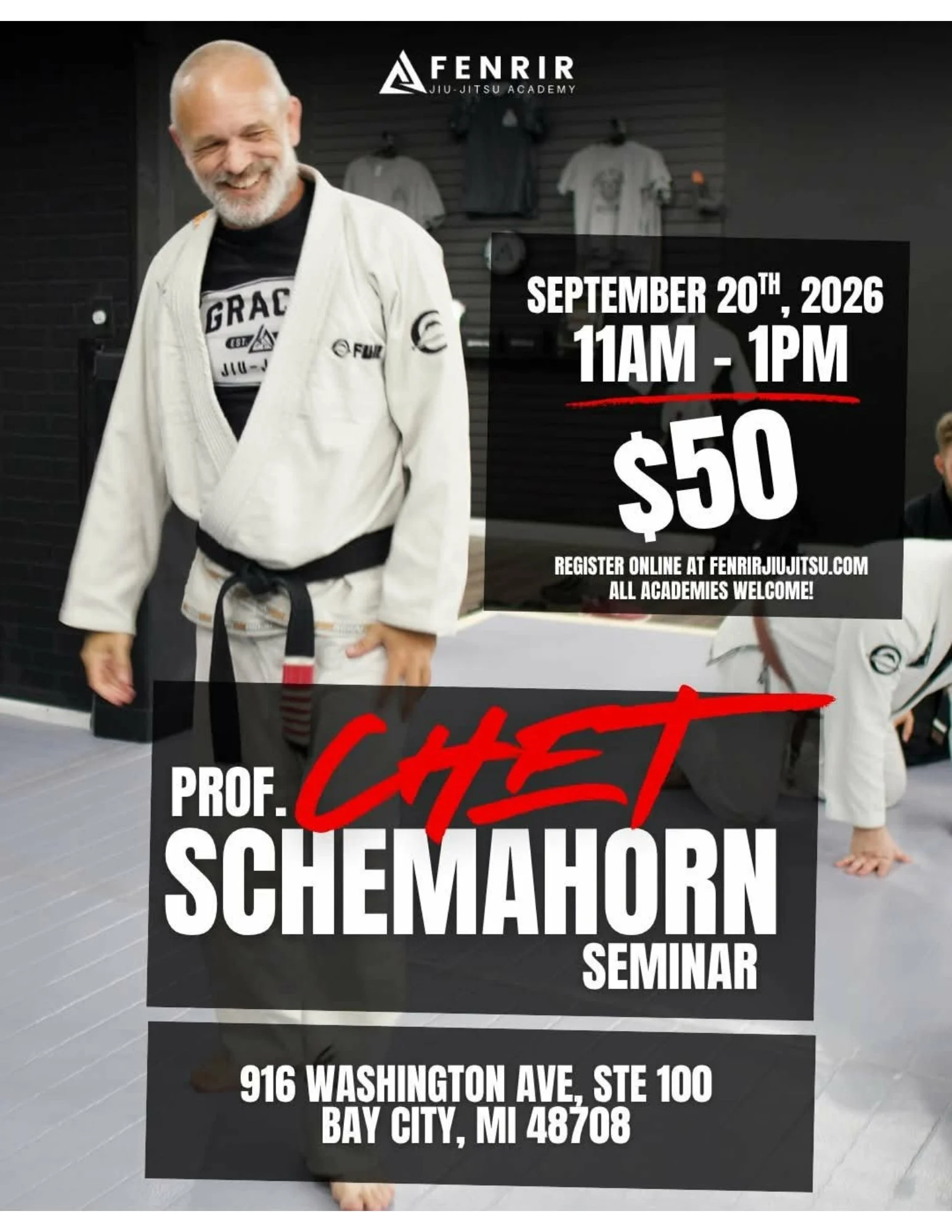 Gracie Jiu-Jitsu Seminar w/ Prof. Chet Schemahorn