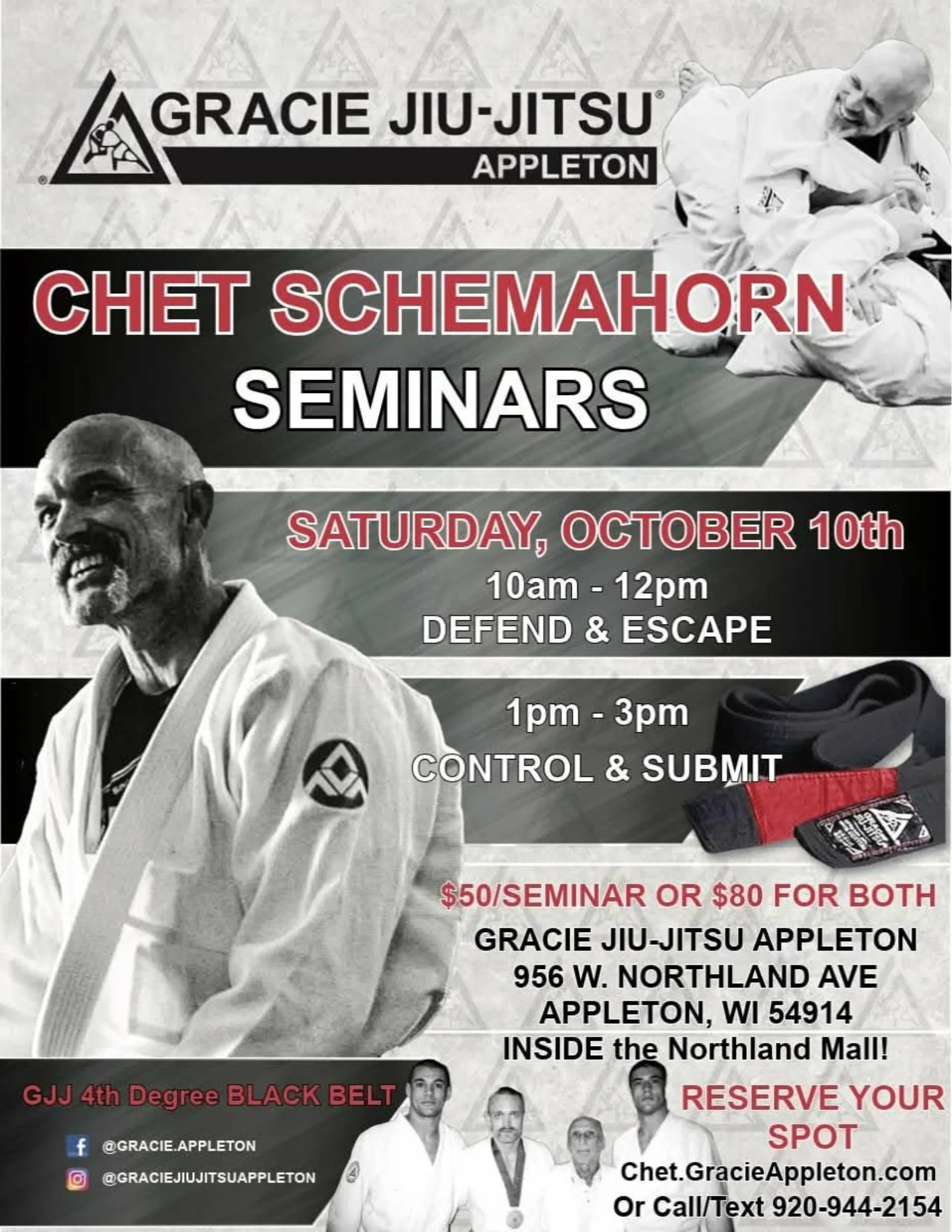 Chet Schemahorn Seminar - Defend and Escape + Control and Submit