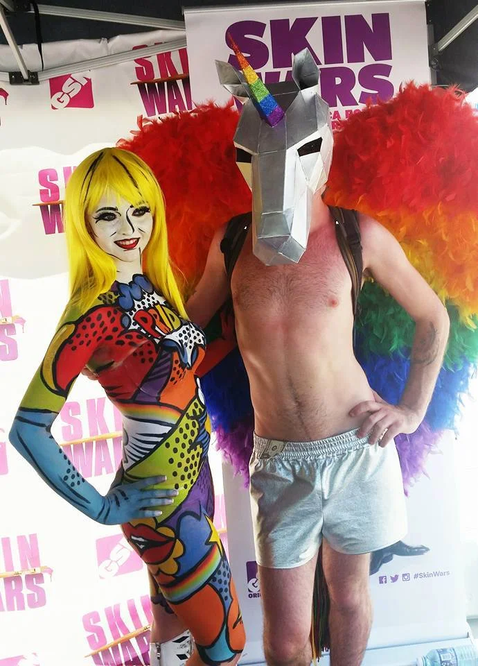 Art by Natalie Fletcher Skin Wars Season 1 winner