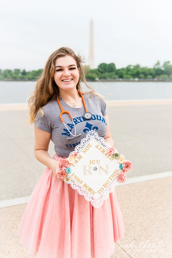 Emily-Annette-Photography-Christy-Nursing-Graduate-Marymount-University-Cap-Gown-Washington-DC-17.jpg