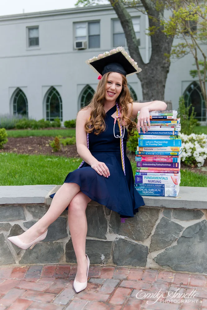 Emily-Annette-Photography-Nursing-Graduate-Marymount-University-Cap-Gown-Arlington-Virginia-01.jpg