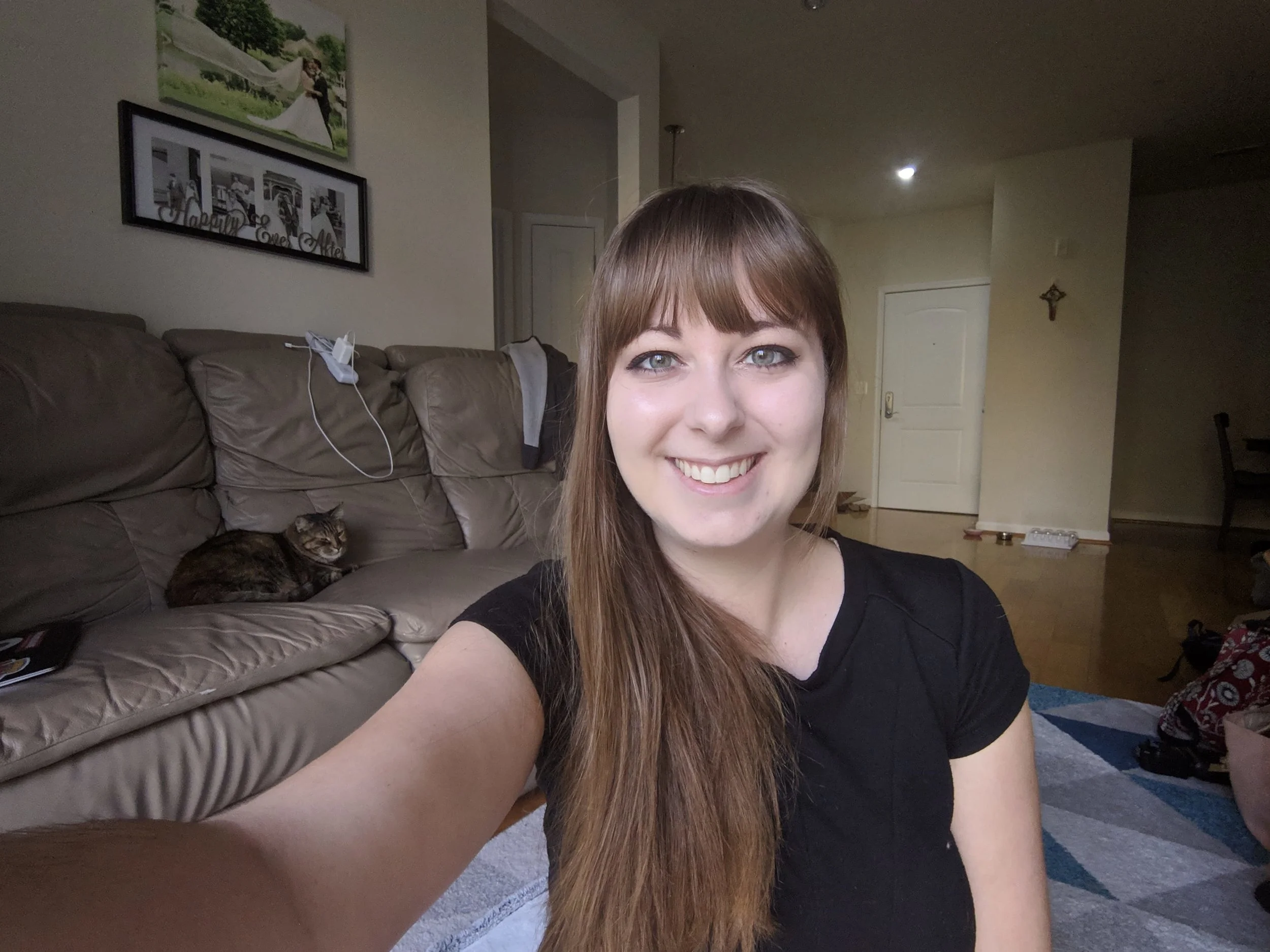 This was taken with the Pixel 3 selfie camera at wide-angle