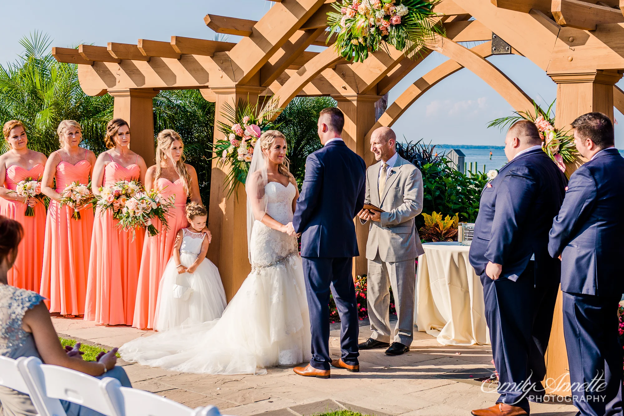 Herrington on the Bay Wedding North Beach, Maryland Kayla and Paul