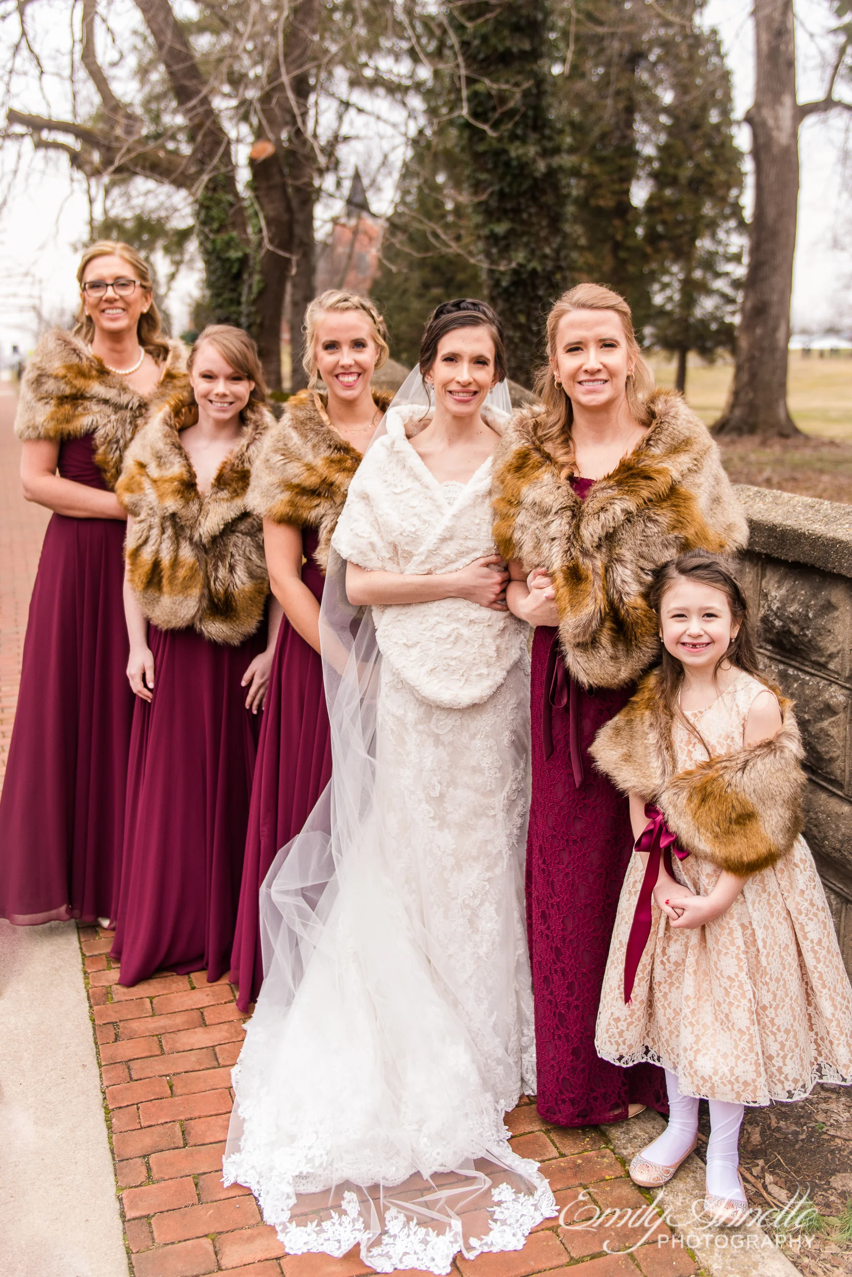 A winter wedding at the Chapel of the Immaculate Conception at St. John the Apostle Church in Leesburg, Virginia by Northern Virginia wedding photographer Emily Annette Photography aka Beauty of the Soul Studio