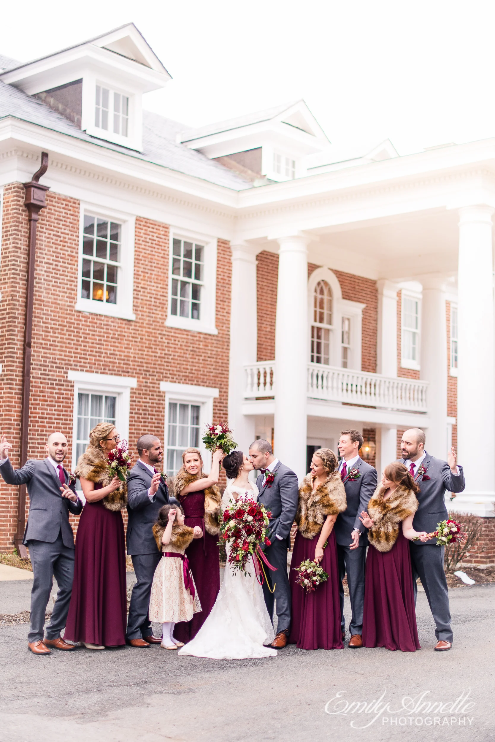 Raspberry Plain Manor Leesburg Virginia Winter Wedding