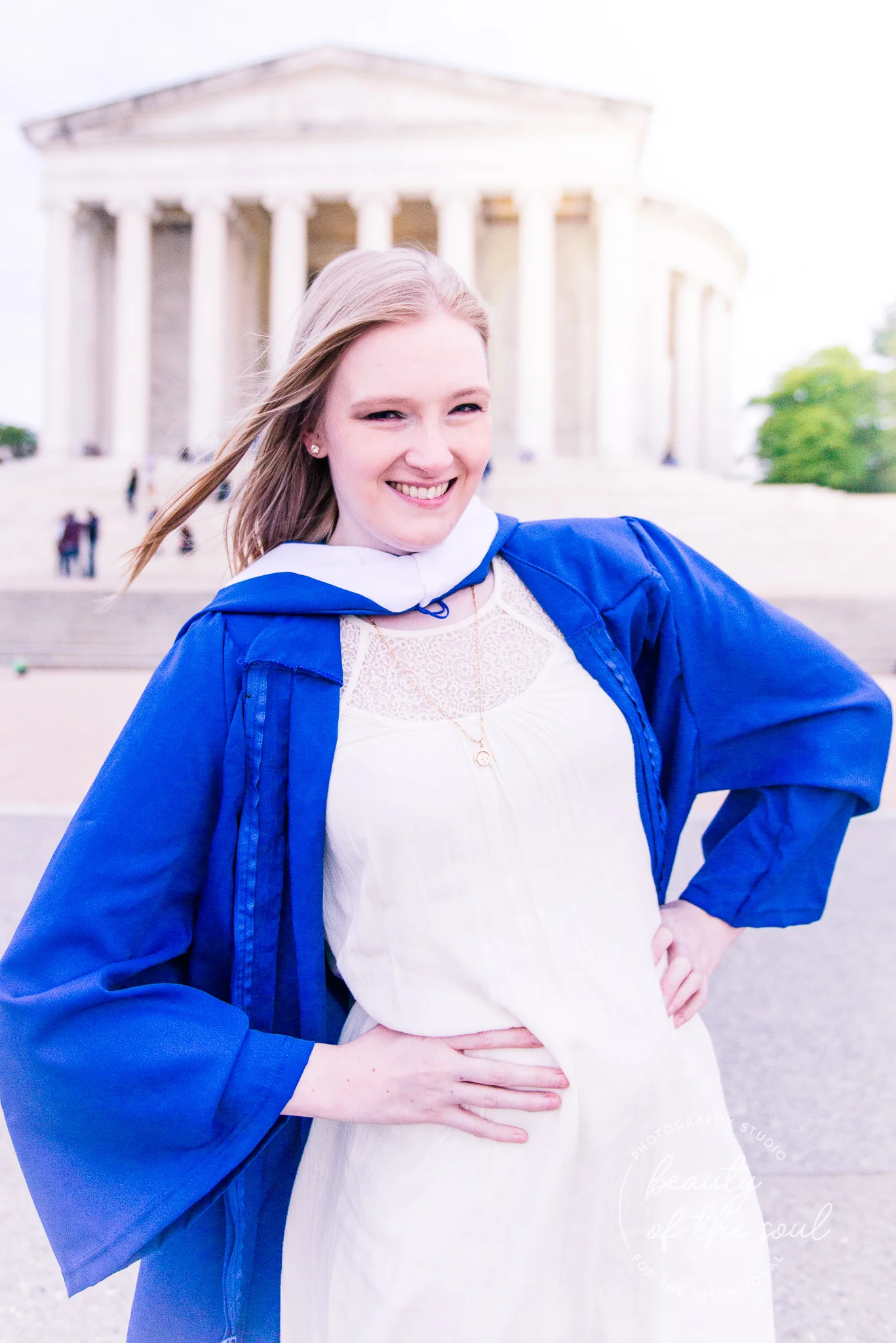 Jefferson Memorial Graduation Session Washington, DC Becca from