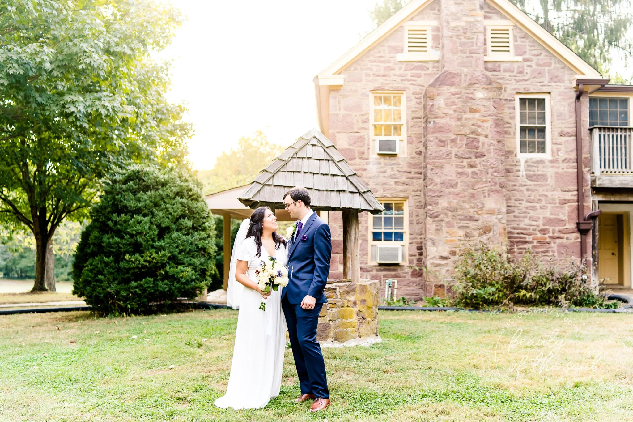 Cabell's Mill Fall Wedding Chantilly, Virginia Isabel and Ian
