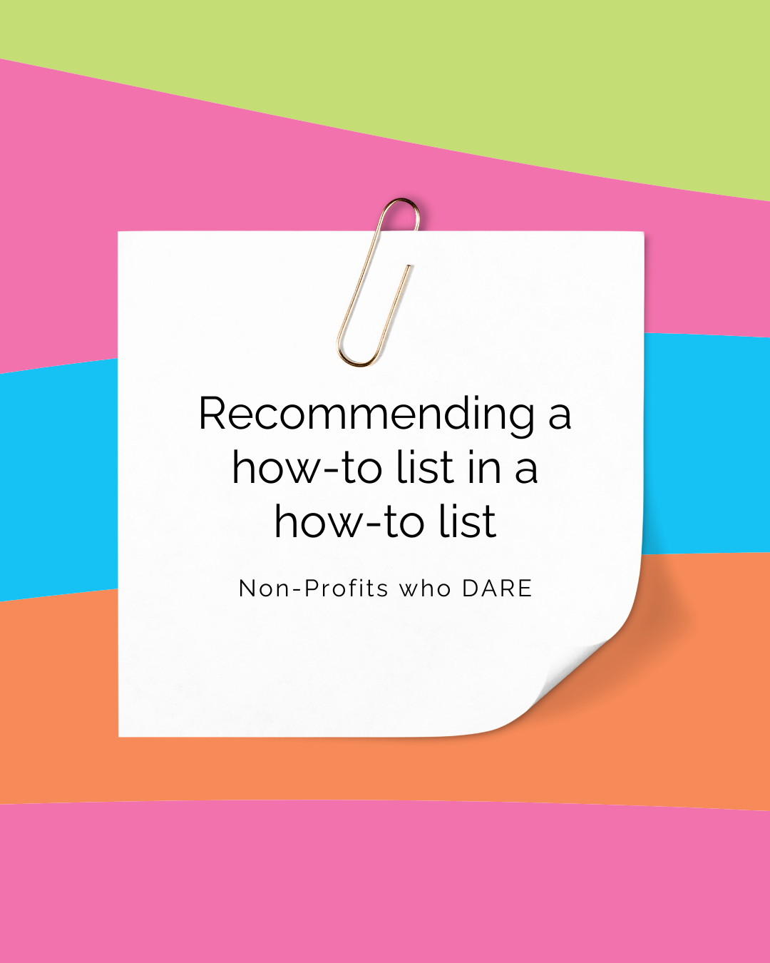 Recommending a how-to list in a how-to list