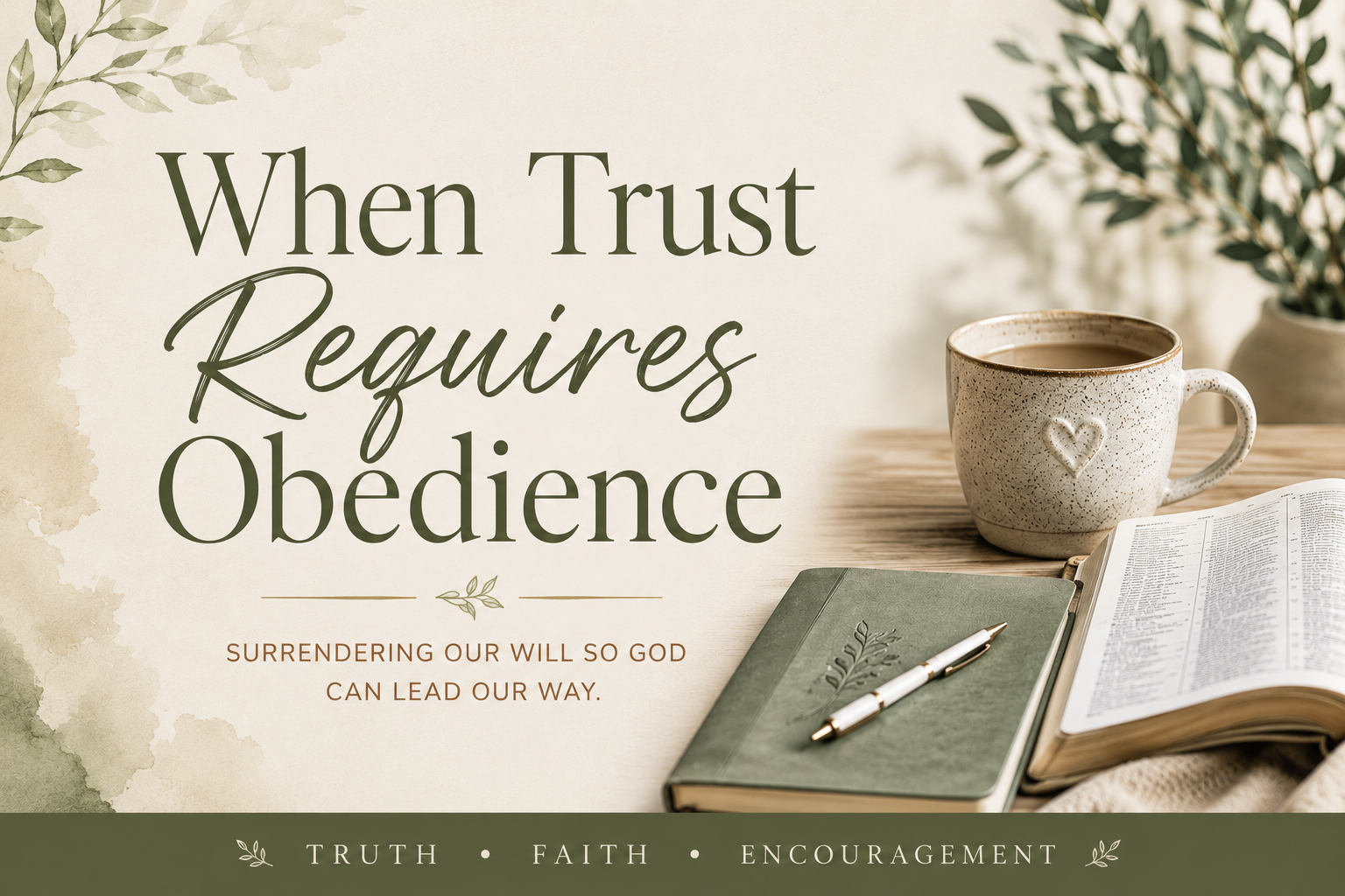 When Trust Requires Obedience