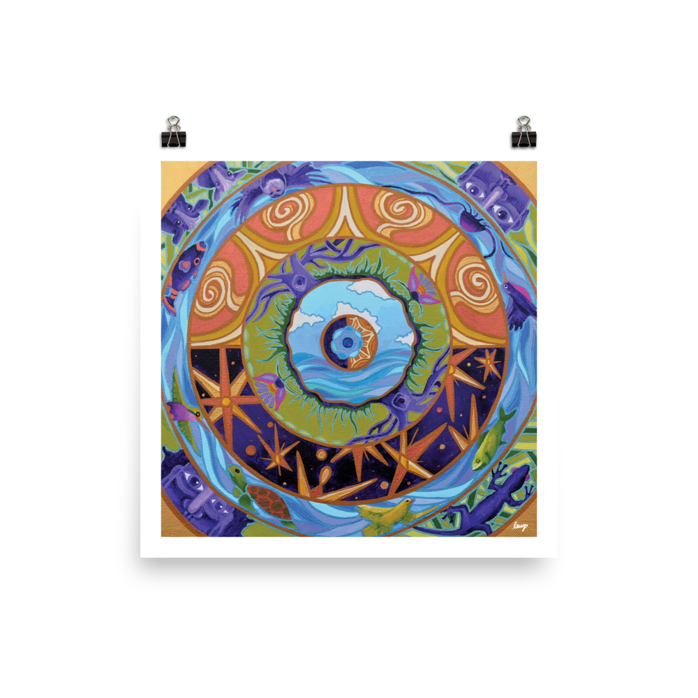 Let There Be Print (Creation) by Lauren Wright Pittman