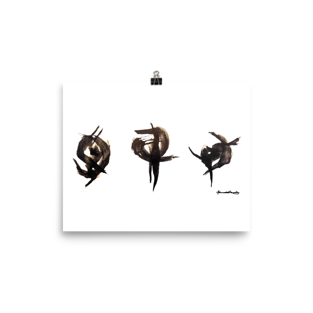 Trinity Dancers Print By Hannah Garrity