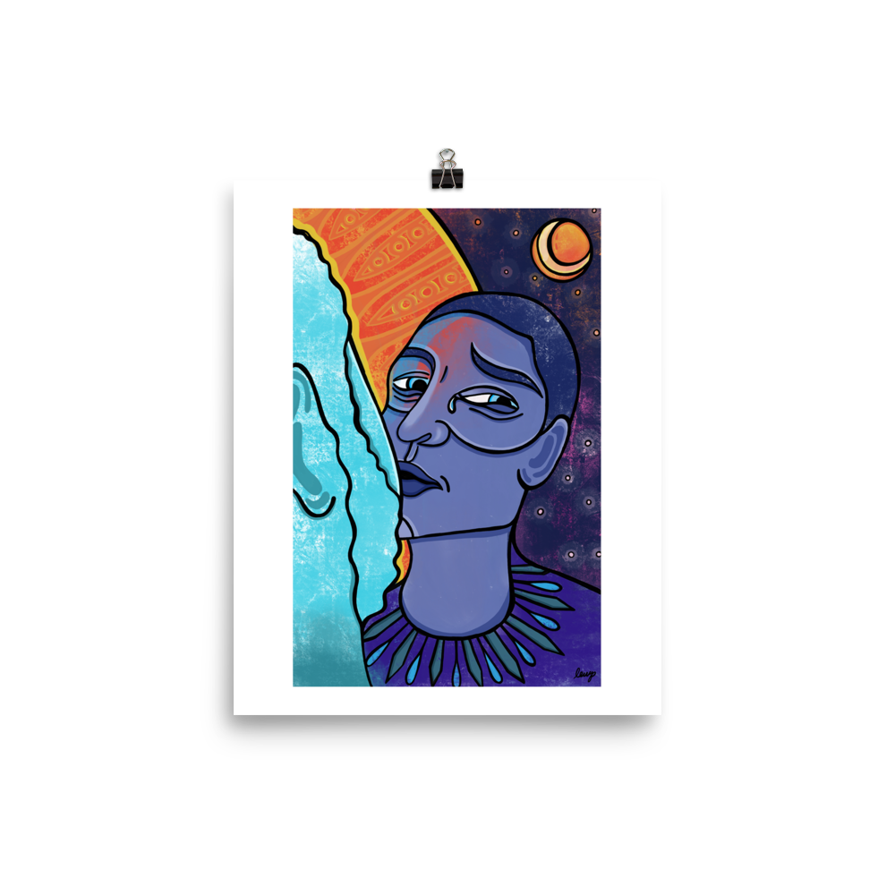 The Kiss Print (Judas Iscariot) by Lauren Wright Pittman