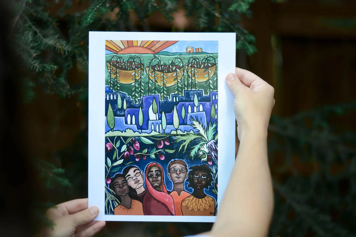 “New Roots” by Lauren Wright Pittman. Inspired by Jeremiah’s message to those still in exile.