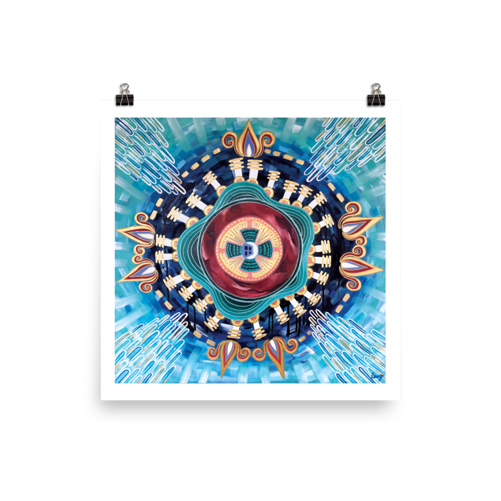 Heavenly Worship Print (Revelation) by Lauren Wright Pittman