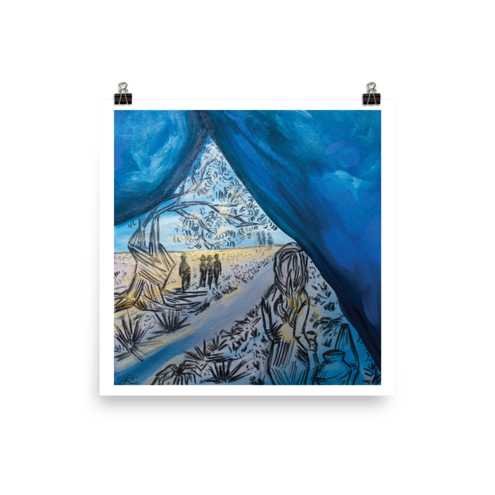 Unexpected Arrival Print (Sarah & Abraham) by Lisle Gwynn Garrity