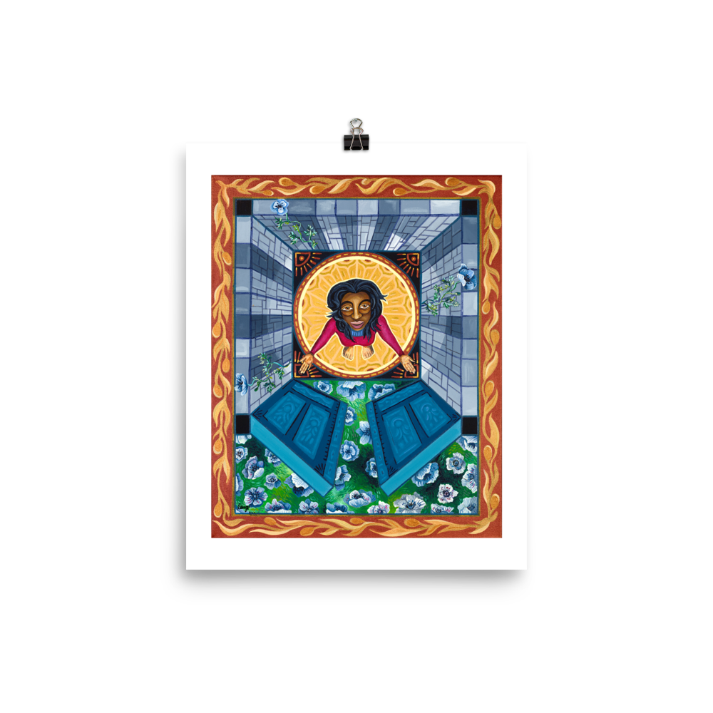 Peace Without Your Walls Print (Psalm 122) by Lauren Wright Pittman