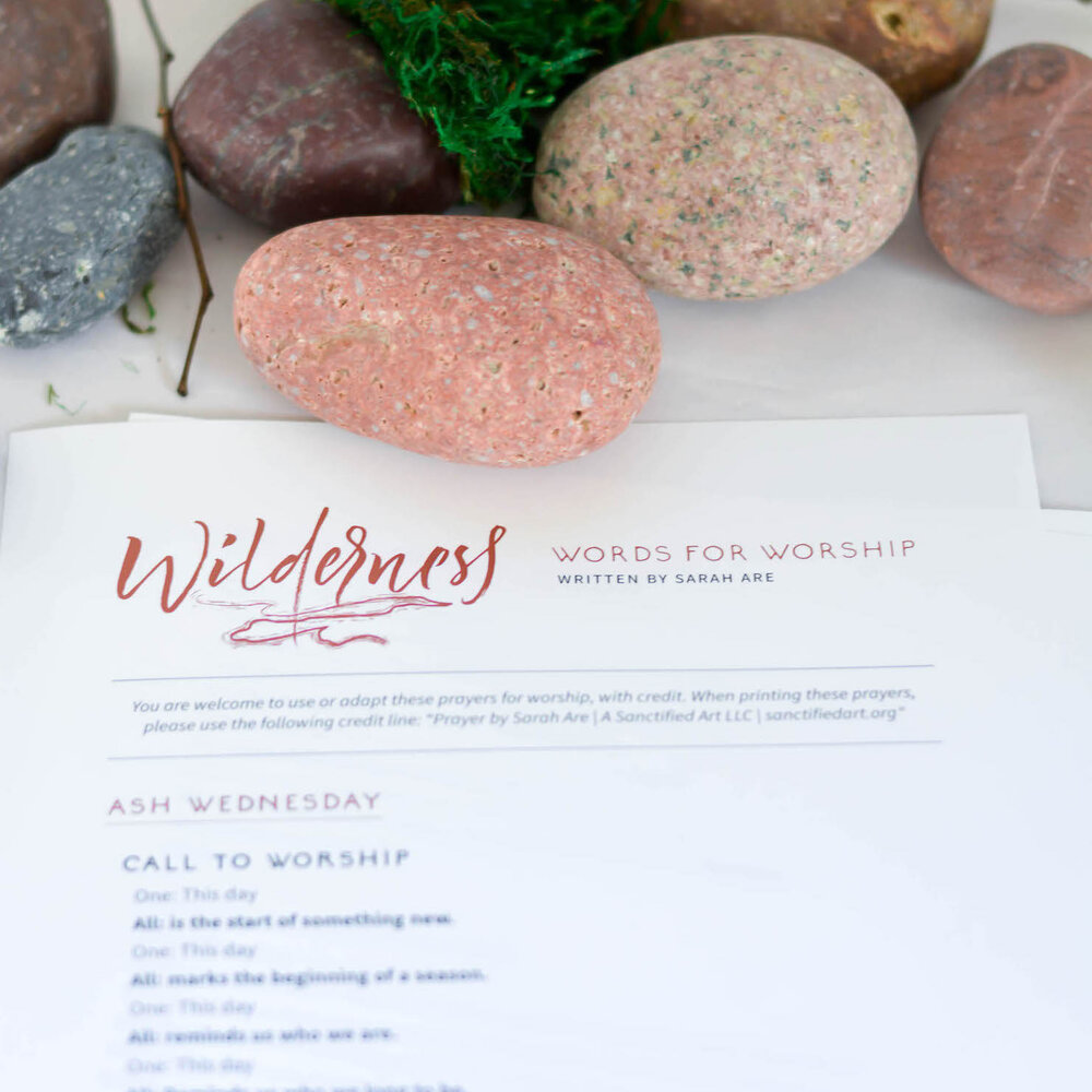 Wilderness Words for Worship for Lent (Year A)