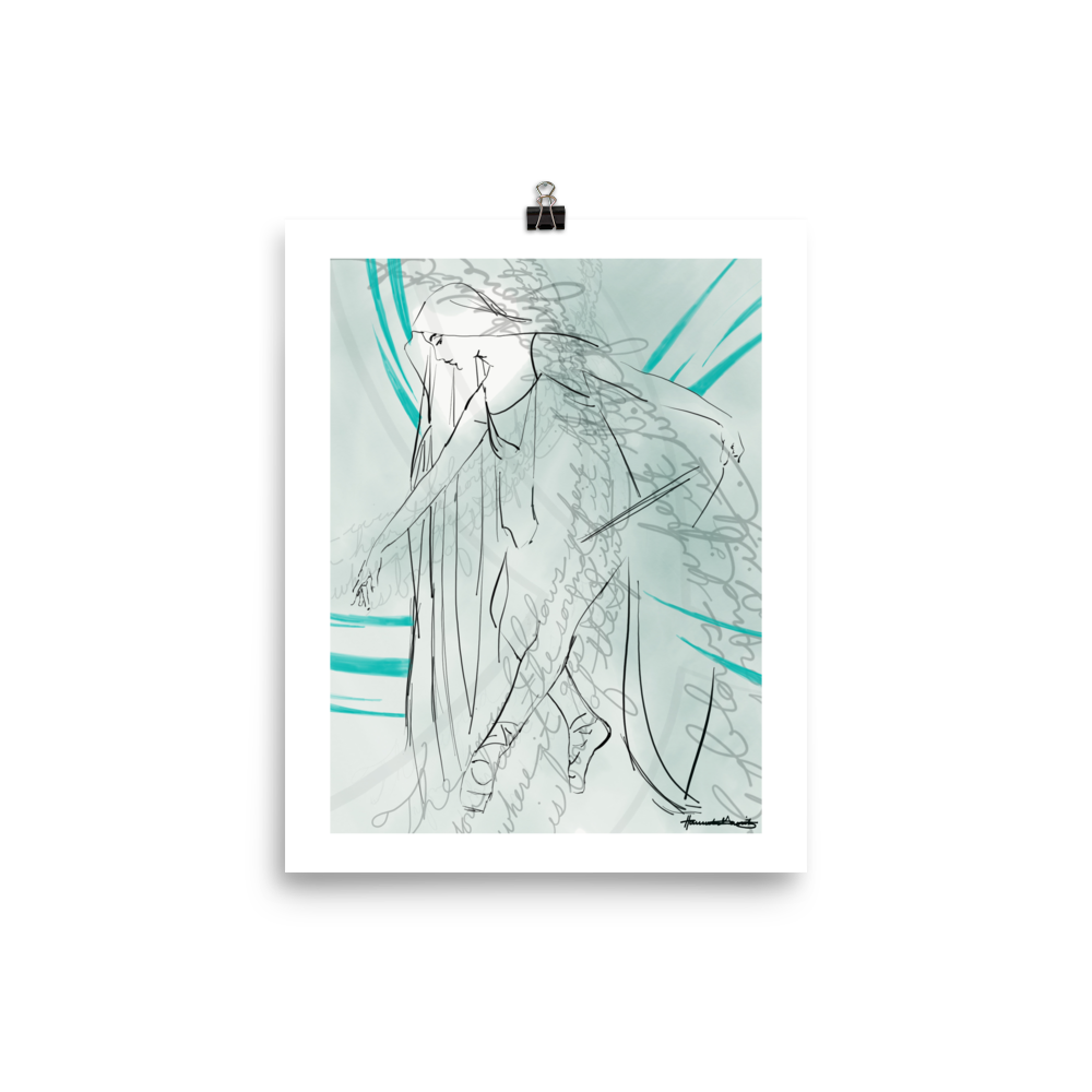 The Wind Blows Print (Holy Spirit) By Hannah Garrity